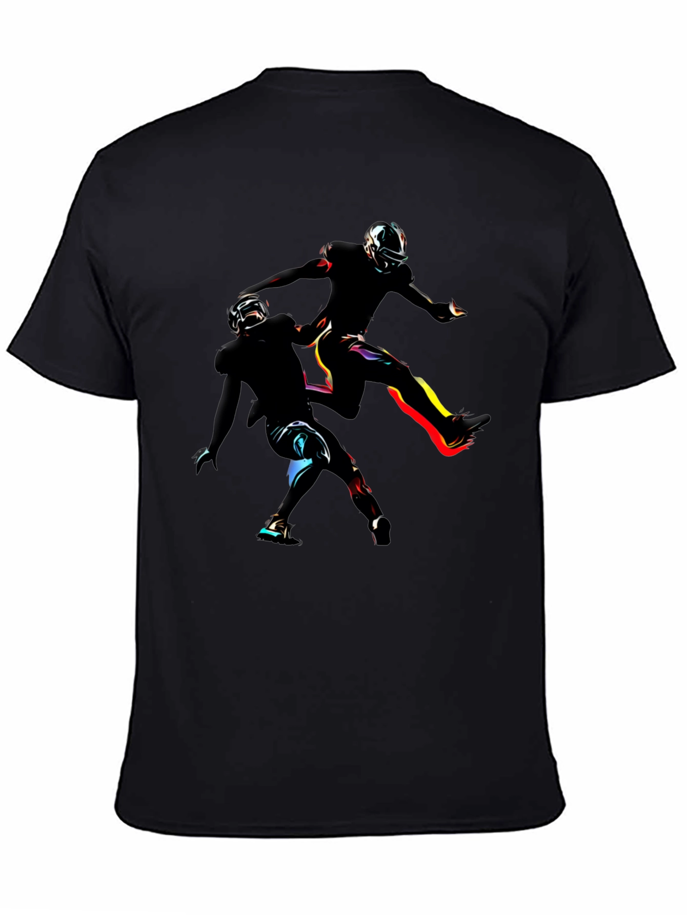 Dynamic Football Player Graphic Tee