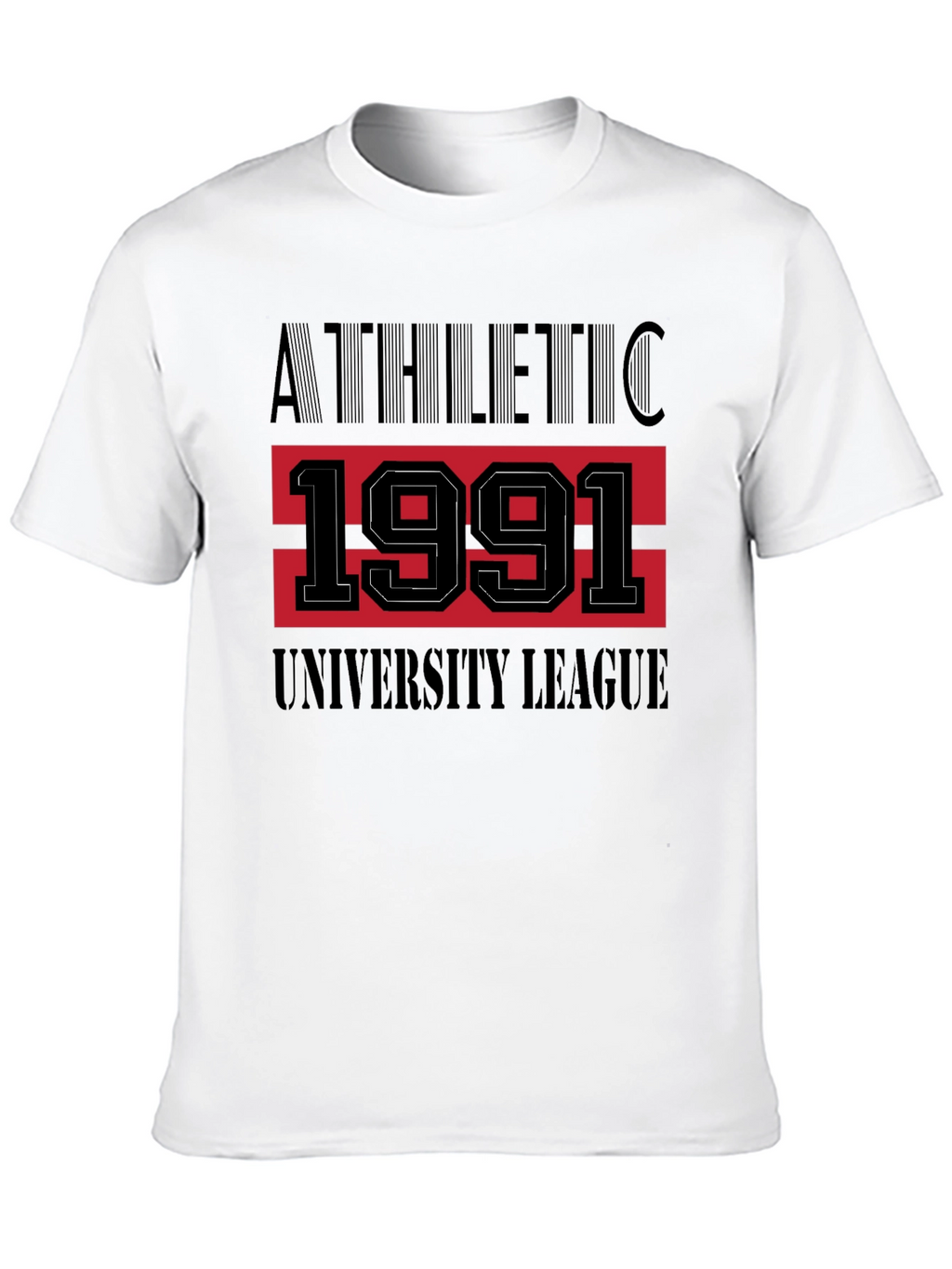 Athletic 1991 University League Black T-Shirt