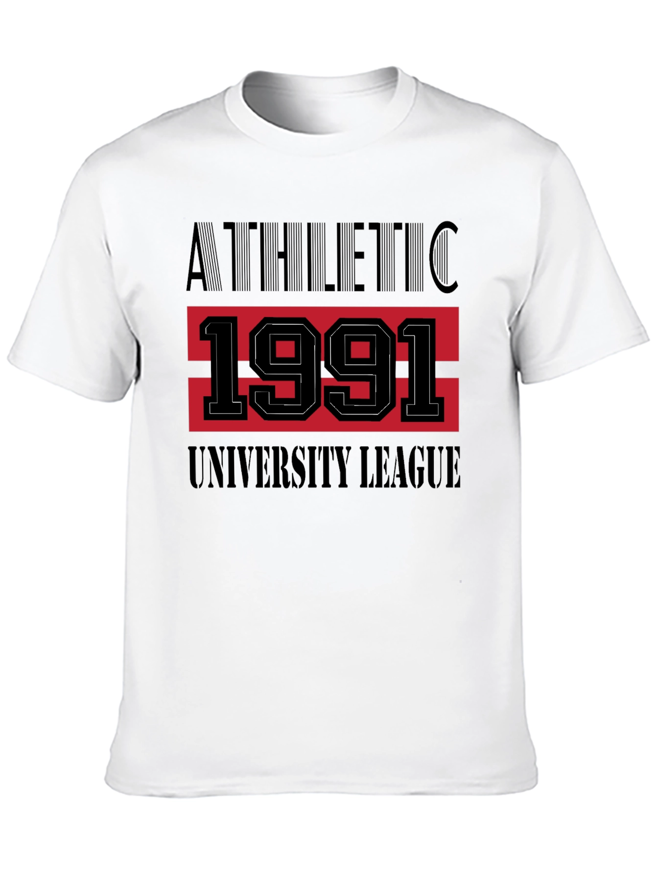 Athletic 1991 University League Black T-Shirt