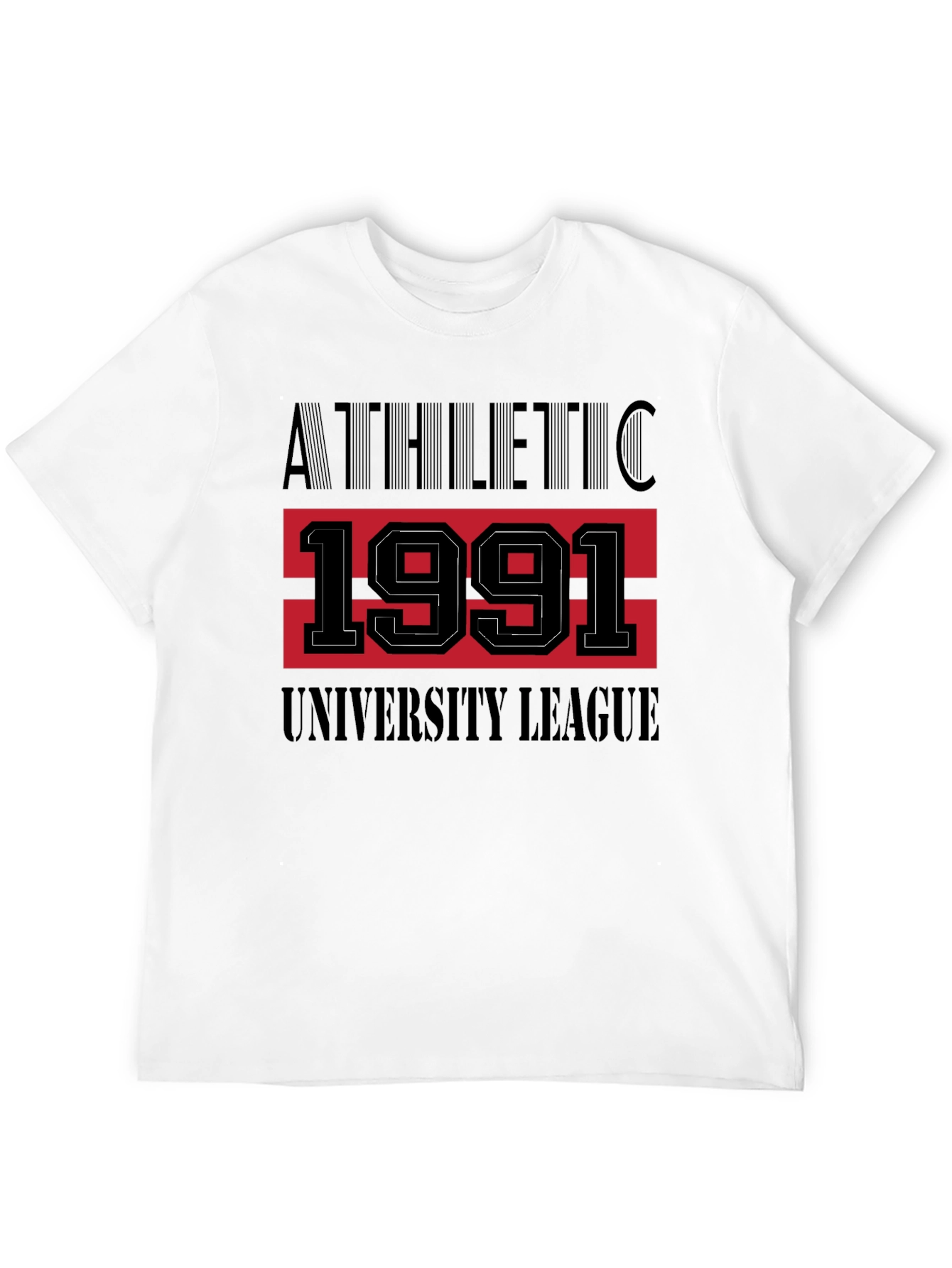 Athletic 1991 University League Black T-Shirt