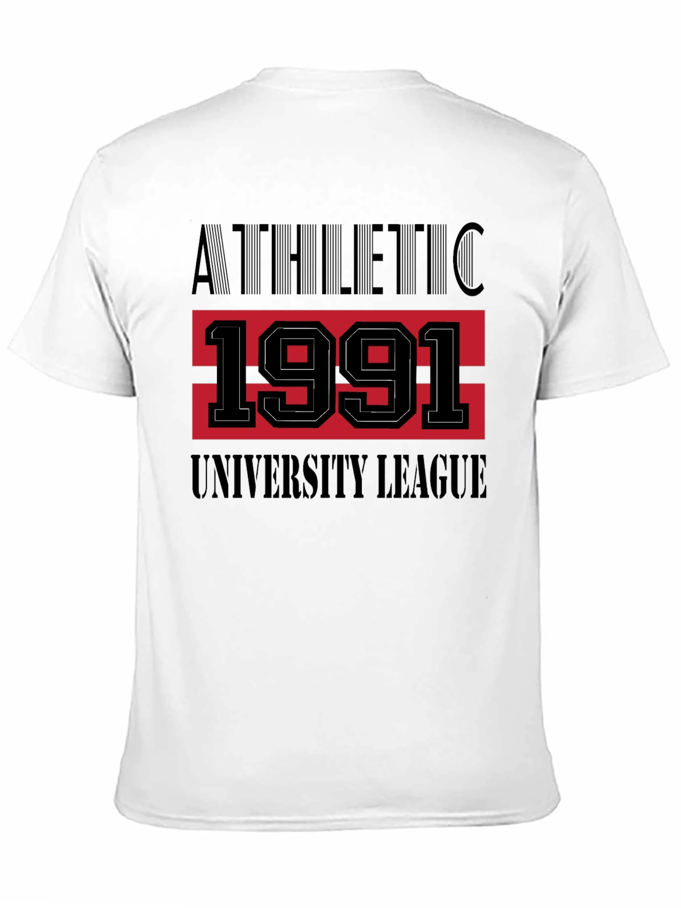 Athletic 1991 University League Black T-Shirt
