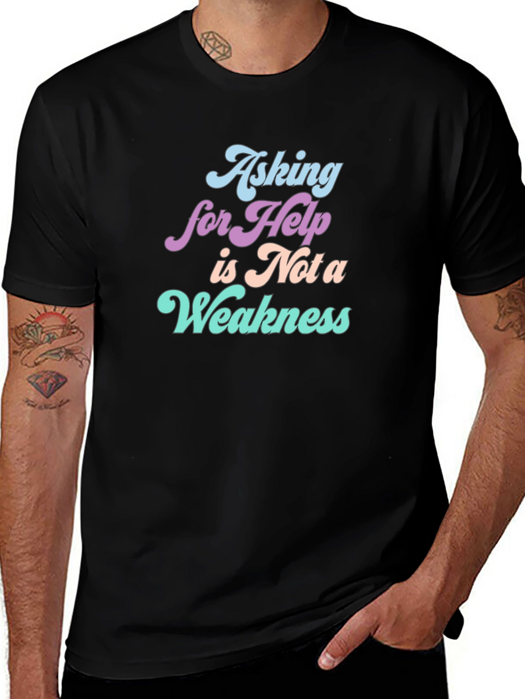Asking For Help T-Shirt: Strength in Vulnerability