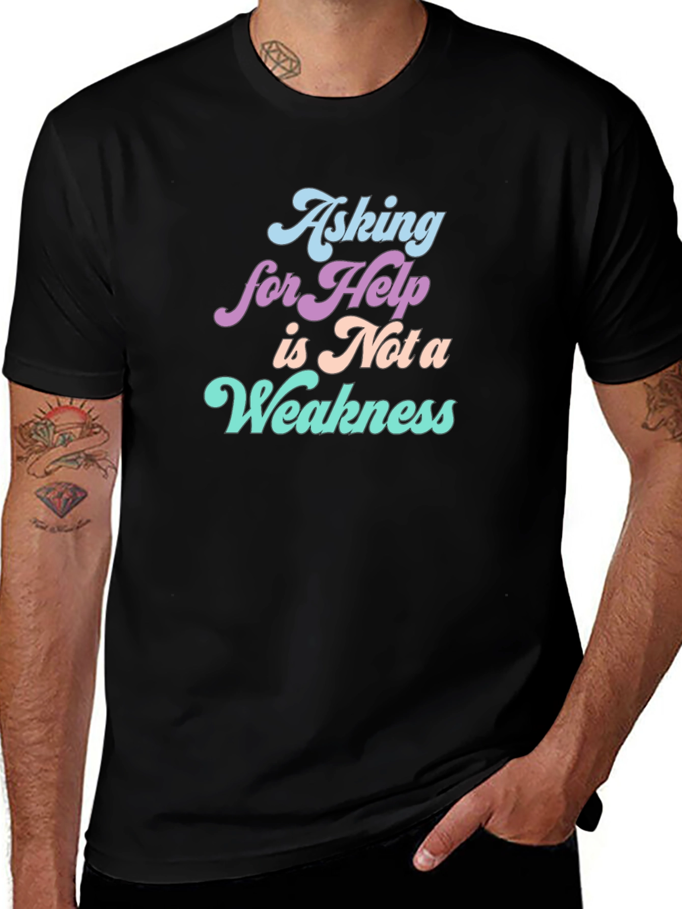 Asking For Help T-Shirt: Strength in Vulnerability
