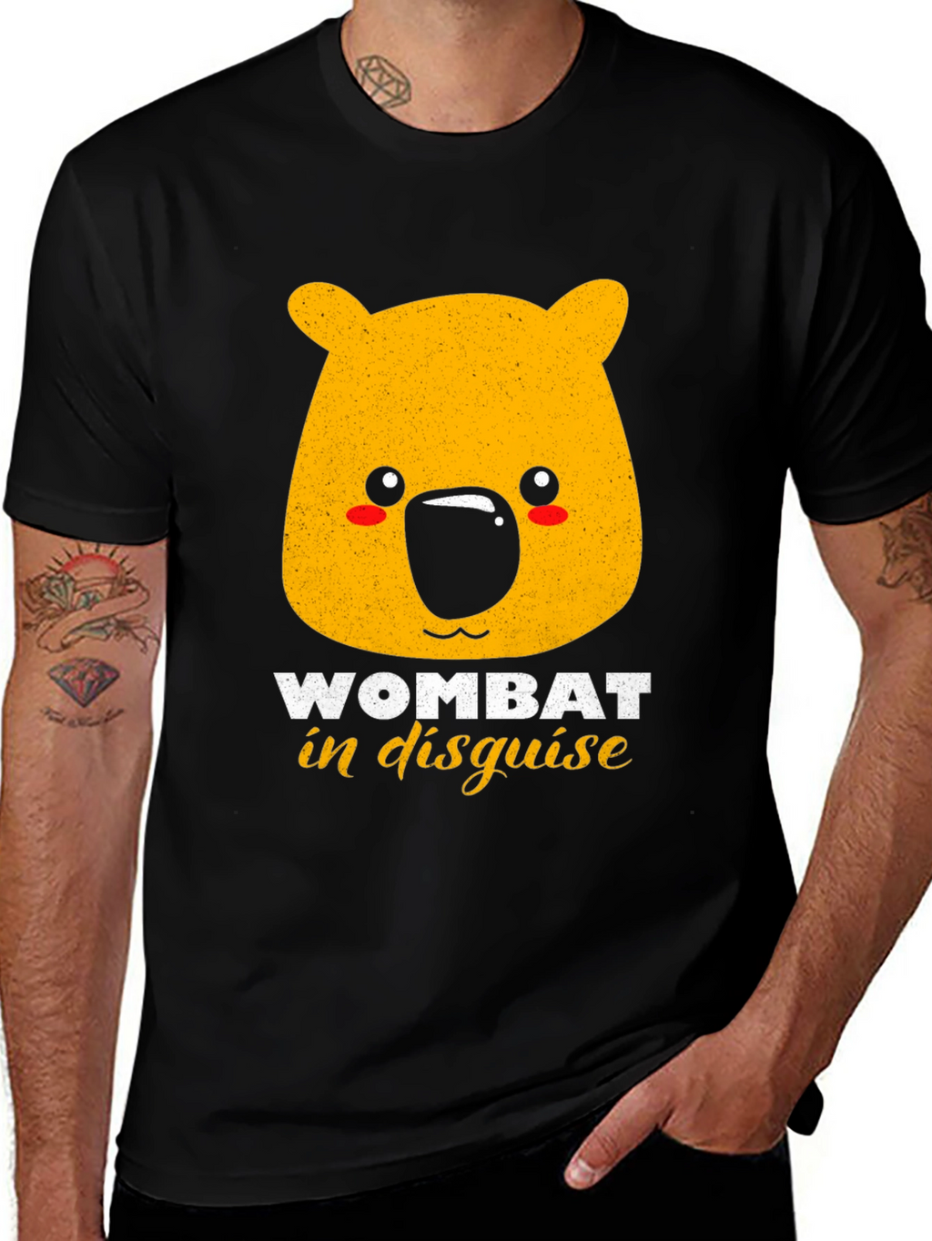 Wombat in Disguise Graphic T-Shirt