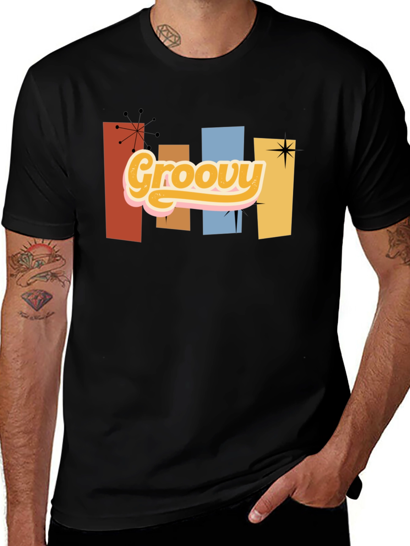 Groovy Retro Graphic Tee - Vintage Style T-Shirt