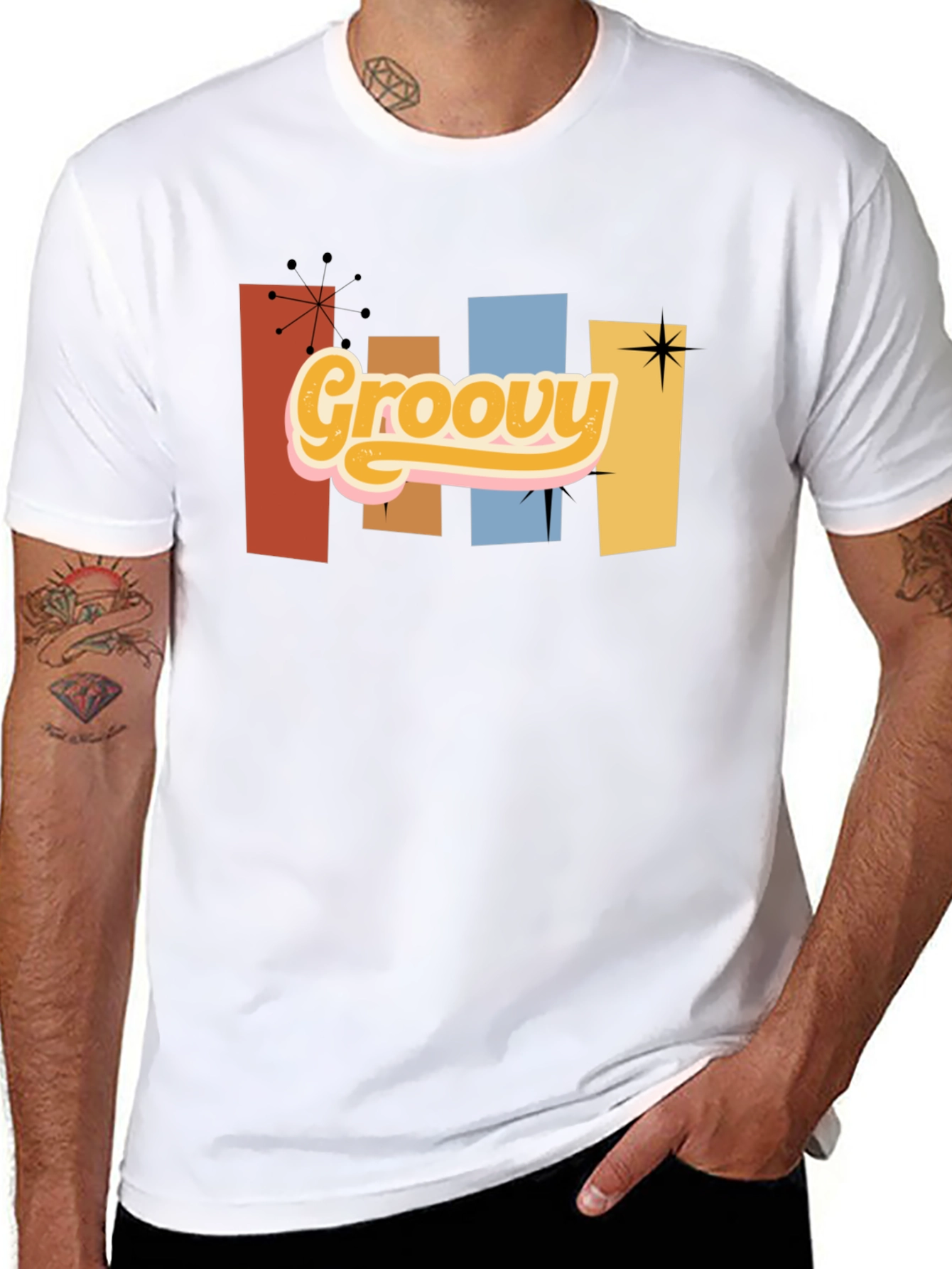 Groovy Retro Graphic Tee - Vintage Style T-Shirt
