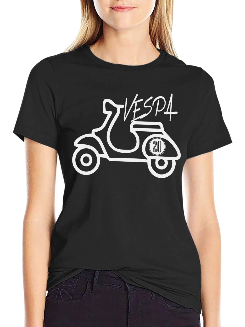 Vespa 20 T-Shirt - Classic Scooter Design
