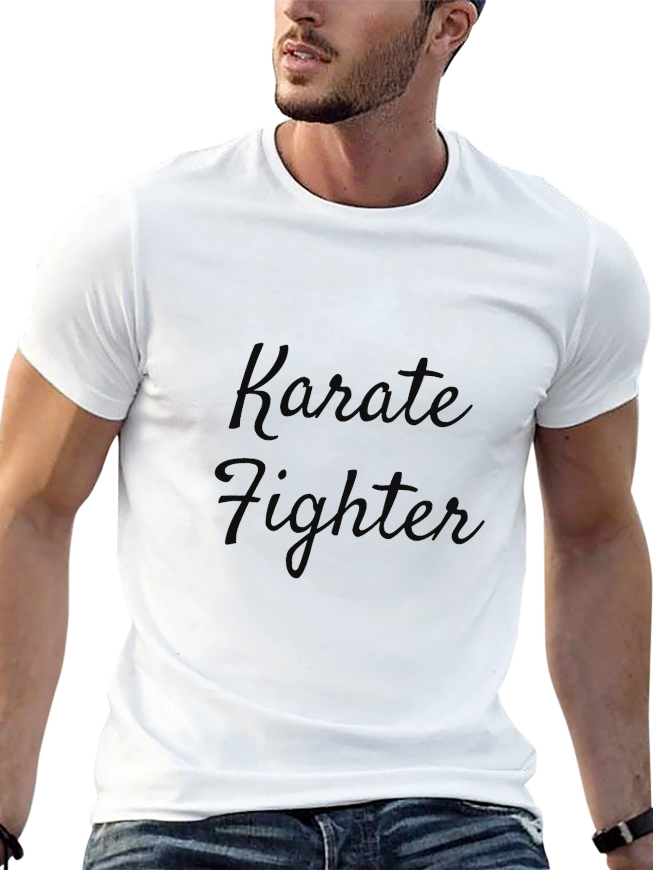 Karate Fighter Black T-Shirt