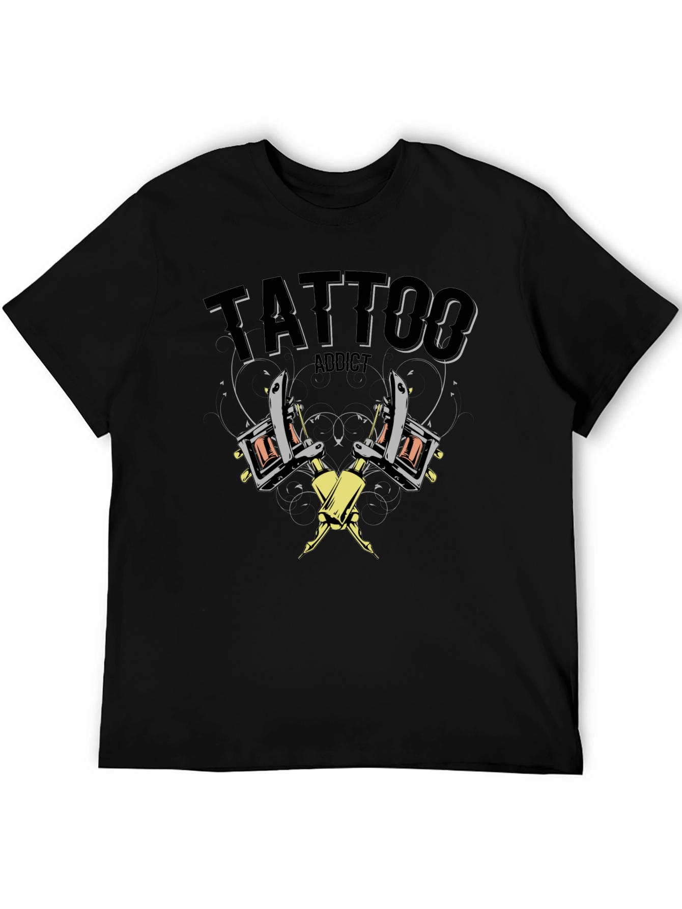 Tattoo Addict Black T-Shirt
