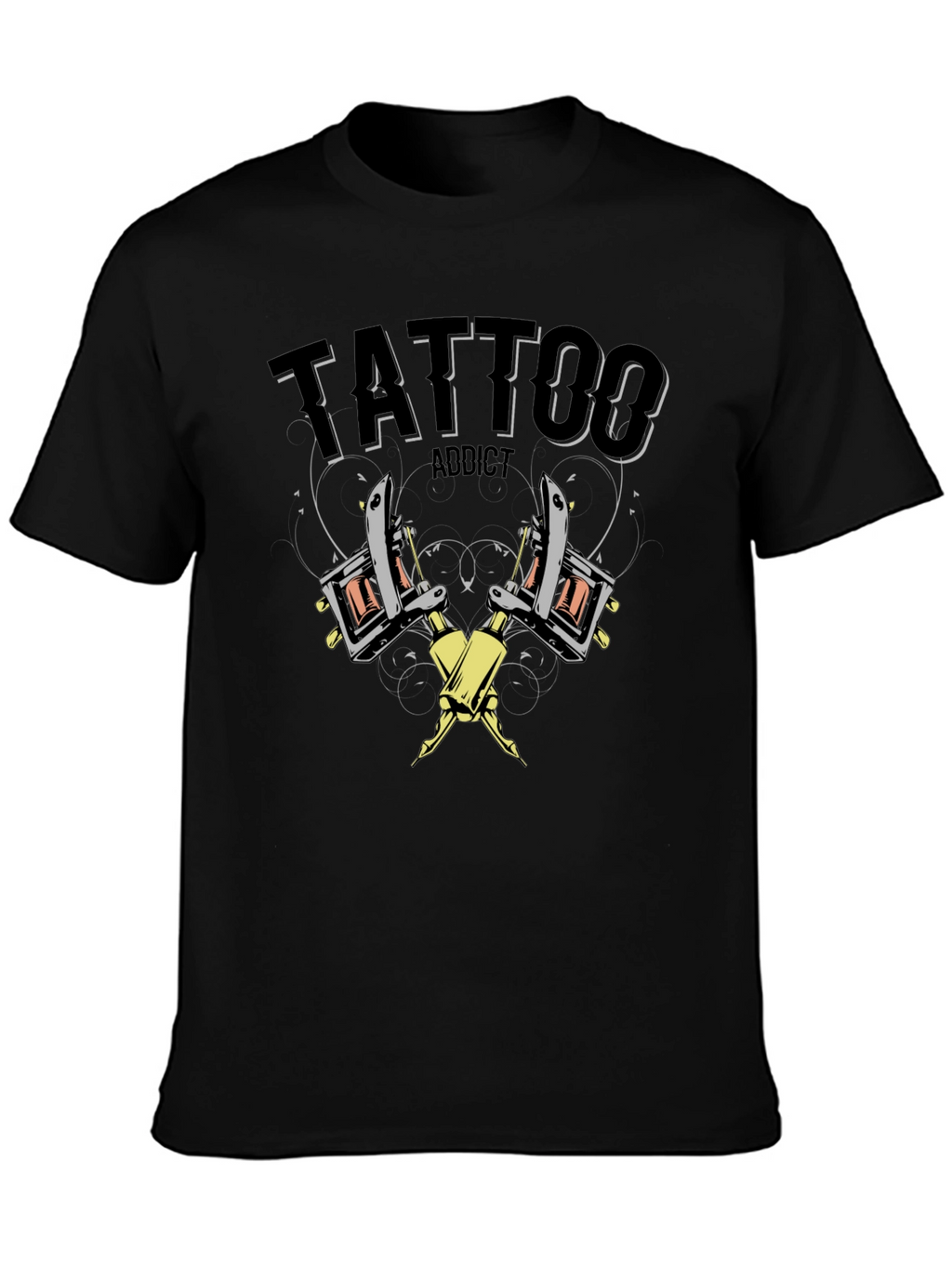 Tattoo Addict Black T-Shirt