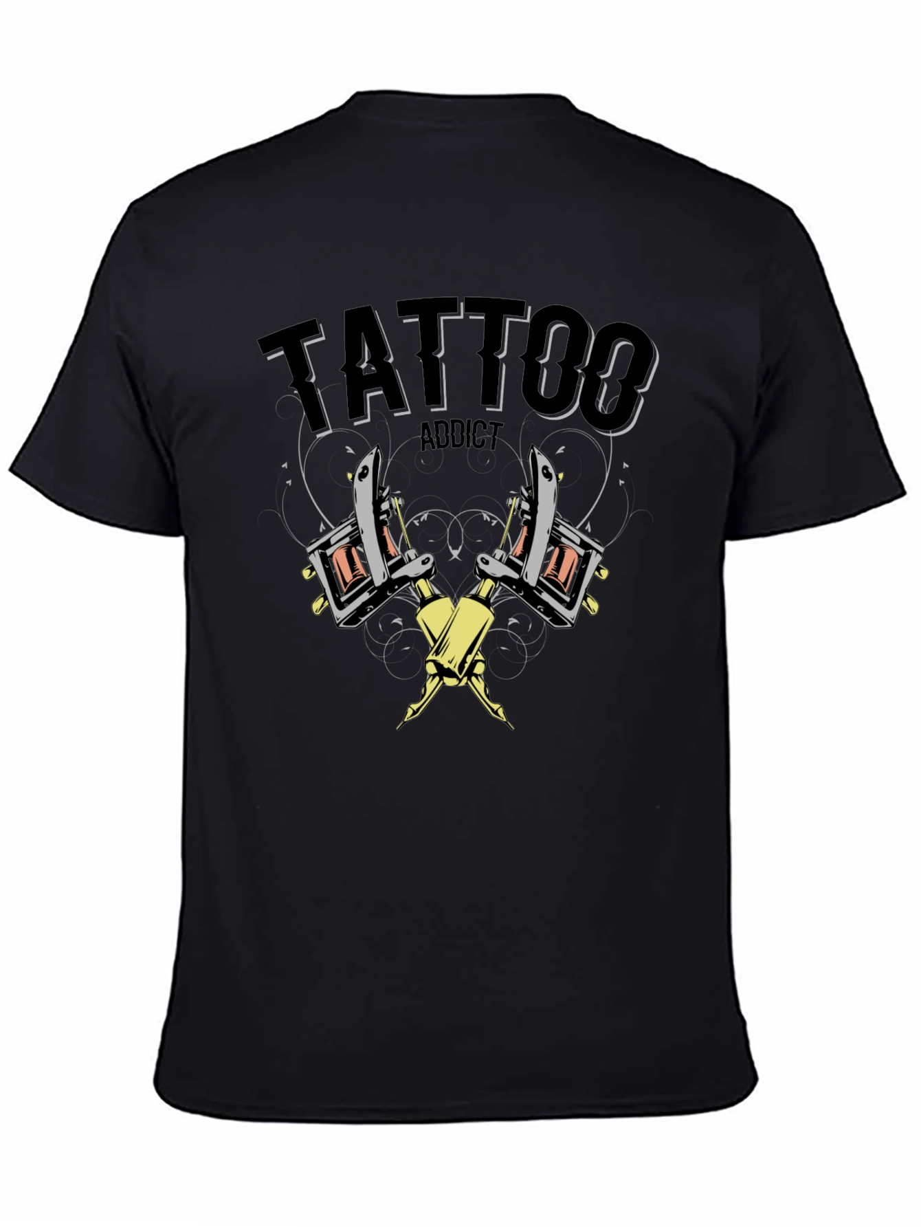 Tattoo Addict Black T-Shirt