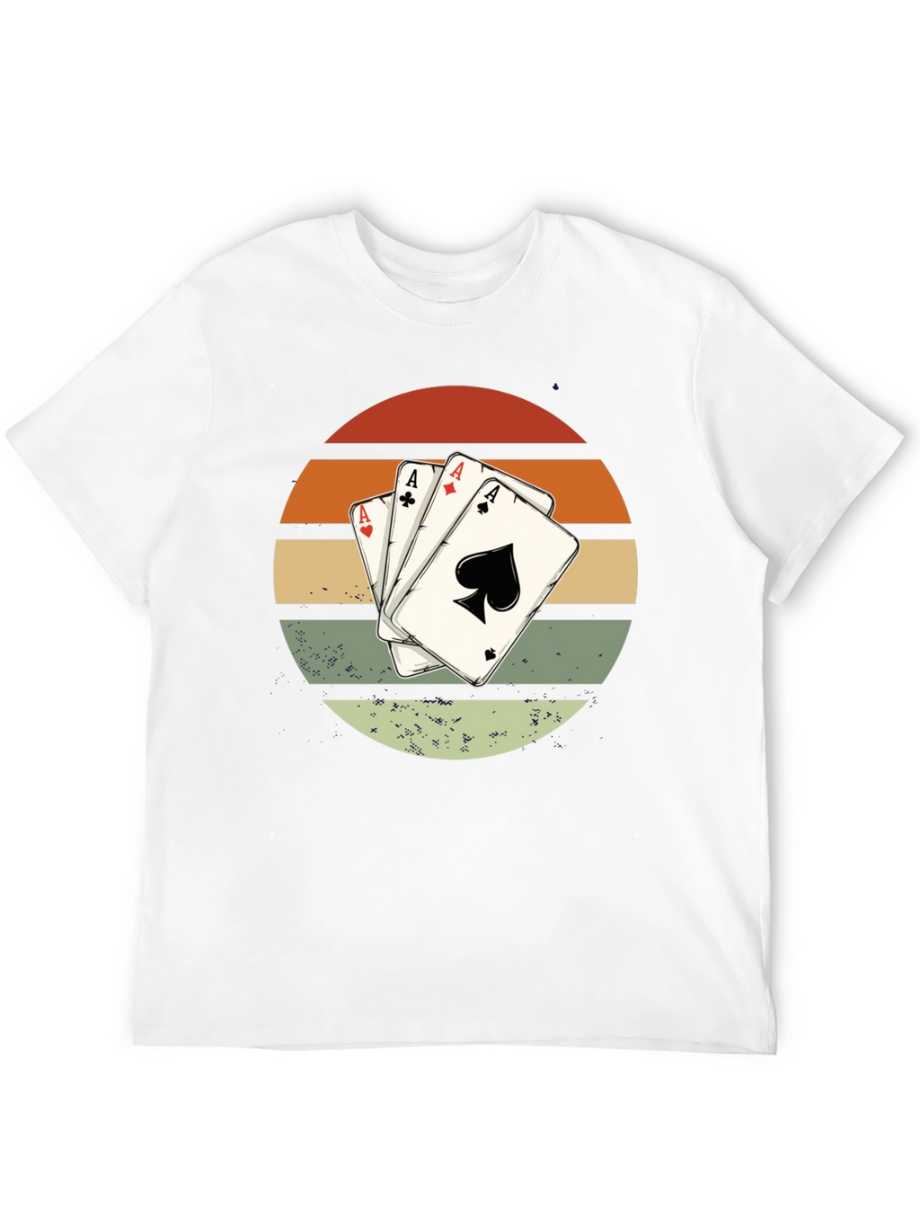 Ace Cards Sunset Graphic T-Shirt