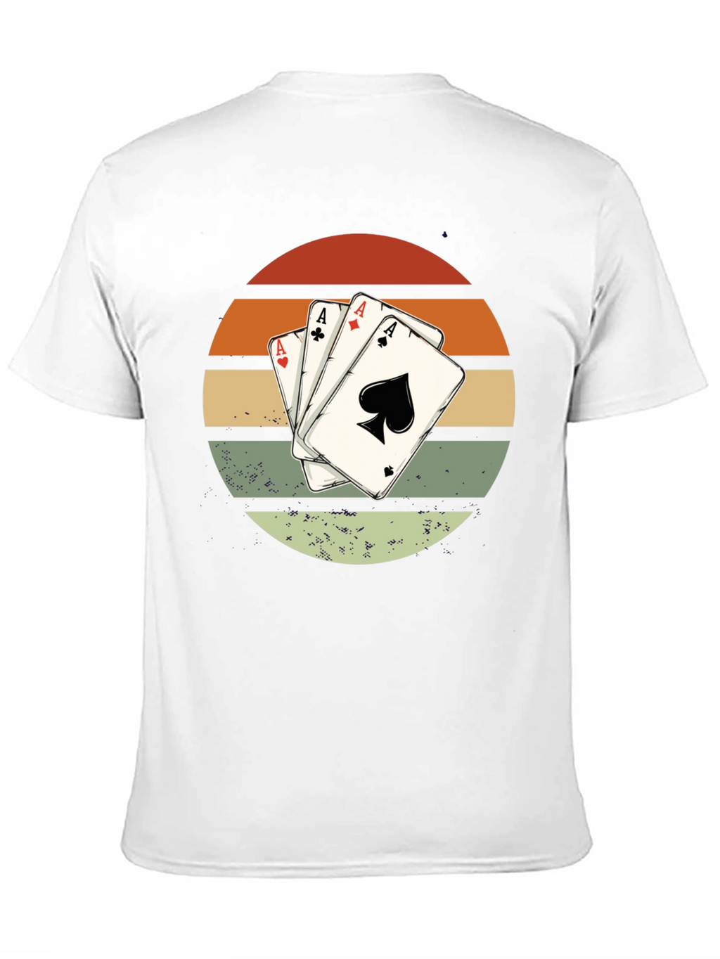 Ace Cards Sunset Graphic T-Shirt