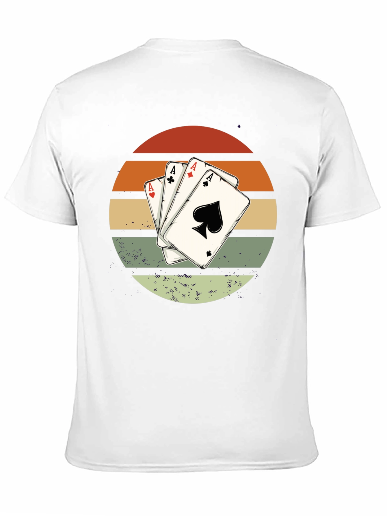 Ace Cards Sunset Graphic T-Shirt
