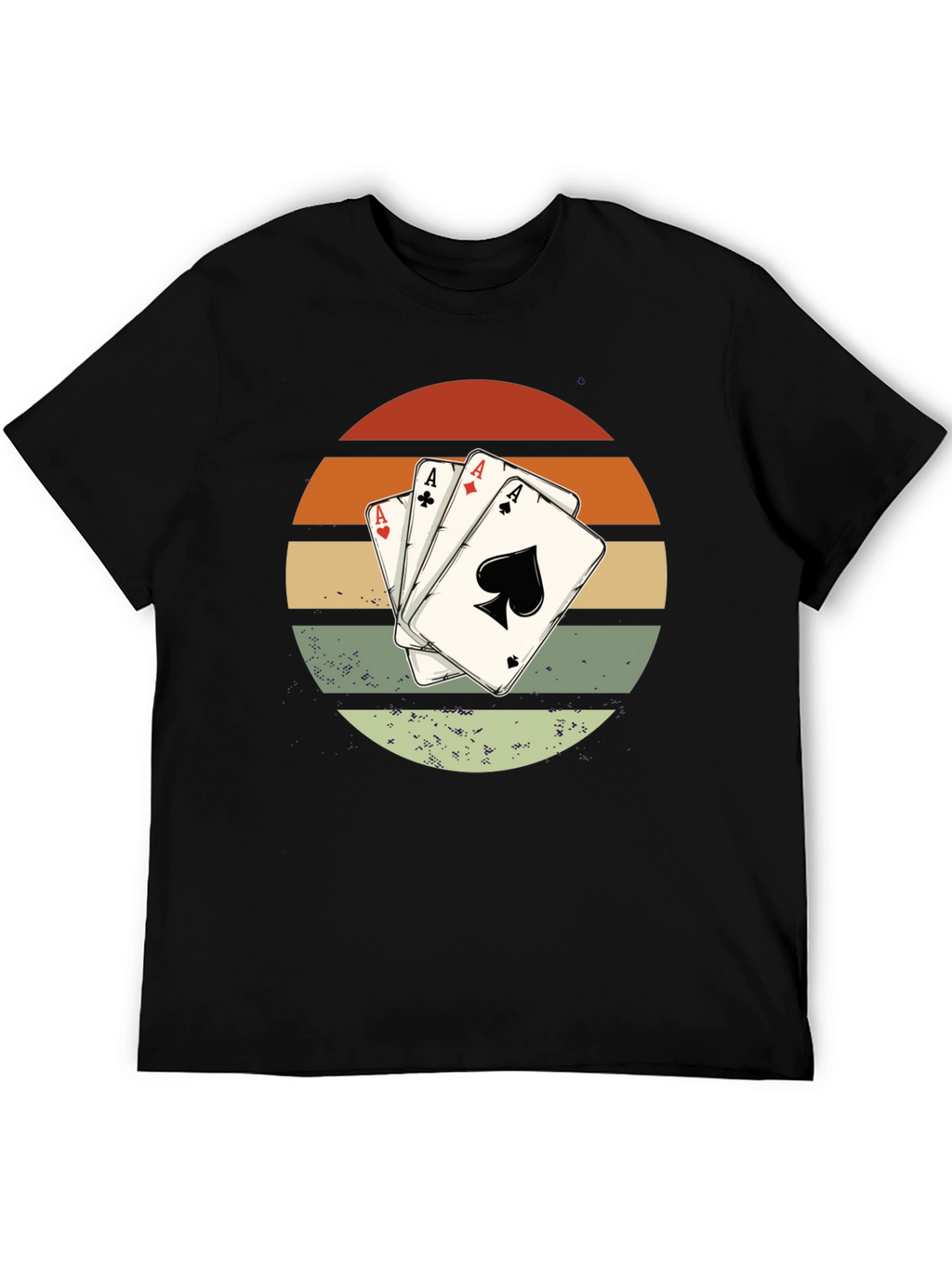 Ace Cards Sunset Graphic T-Shirt