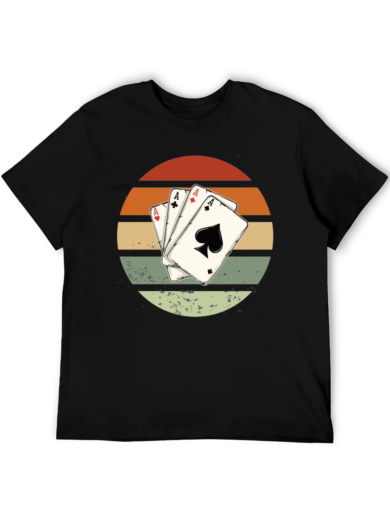 Ace Cards Sunset Graphic T-Shirt