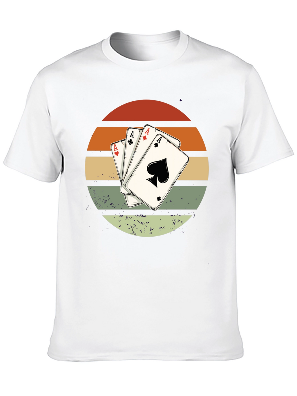Ace Cards Sunset Graphic T-Shirt