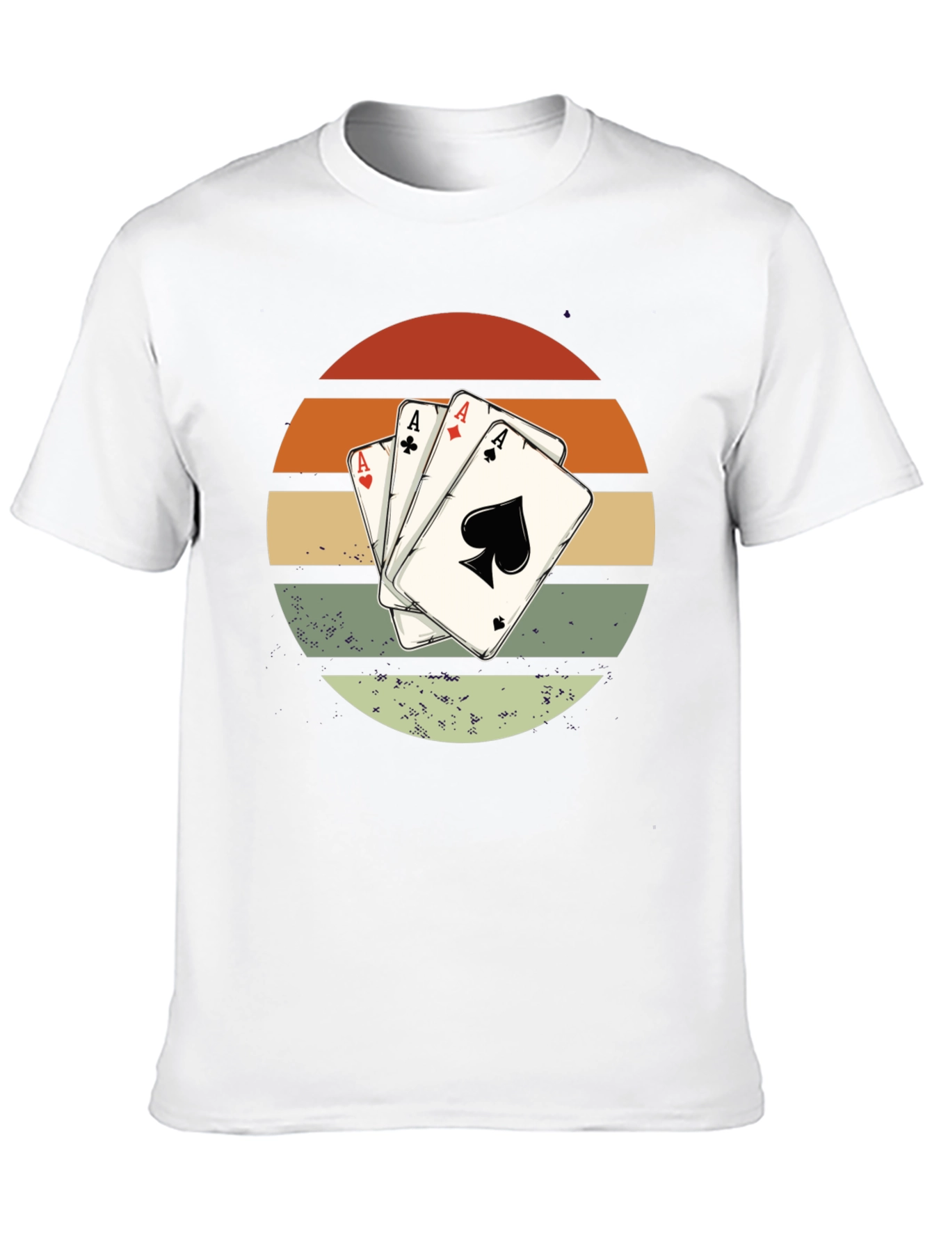 Ace Cards Sunset Graphic T-Shirt