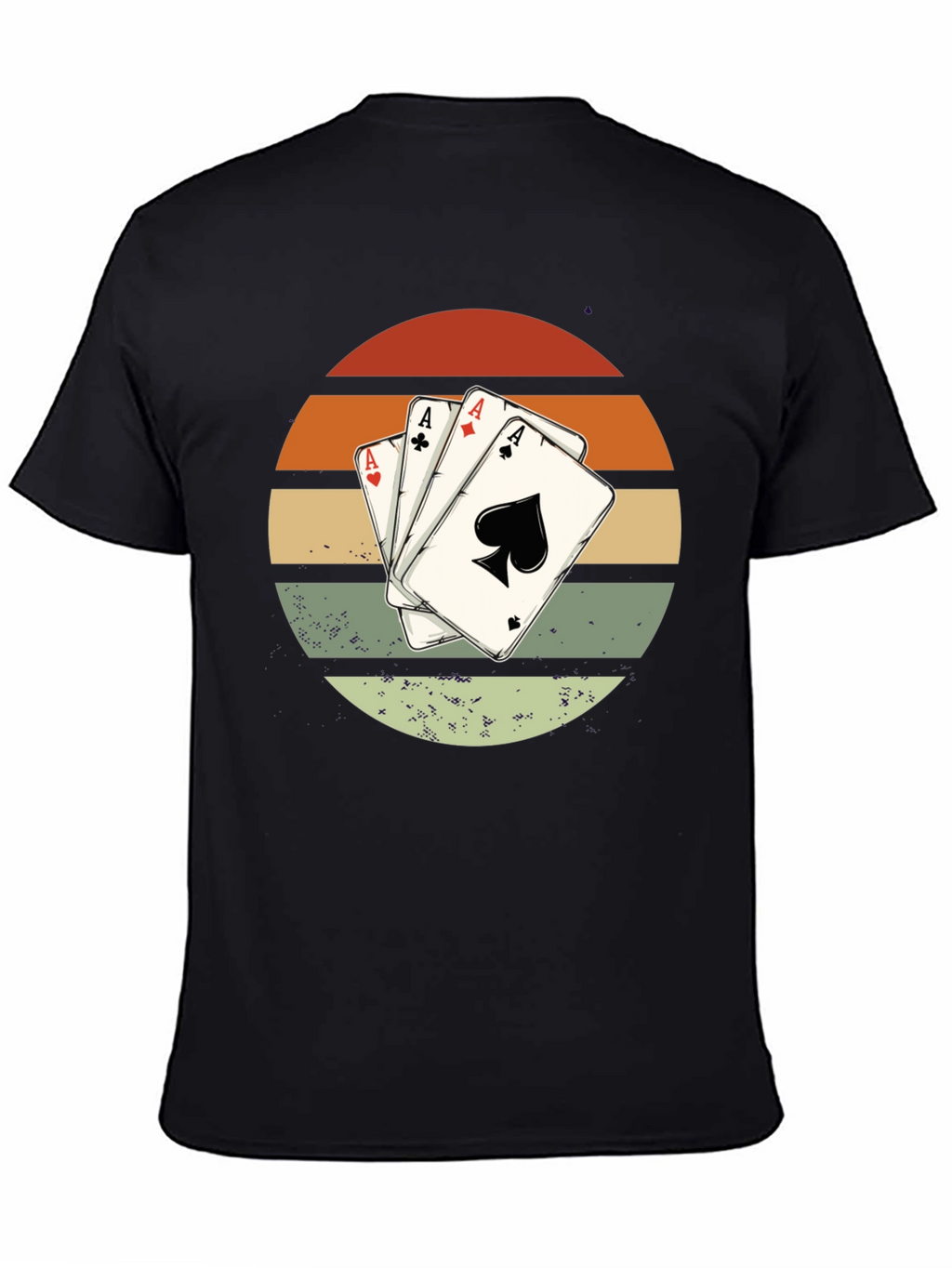 Ace Cards Sunset Graphic T-Shirt