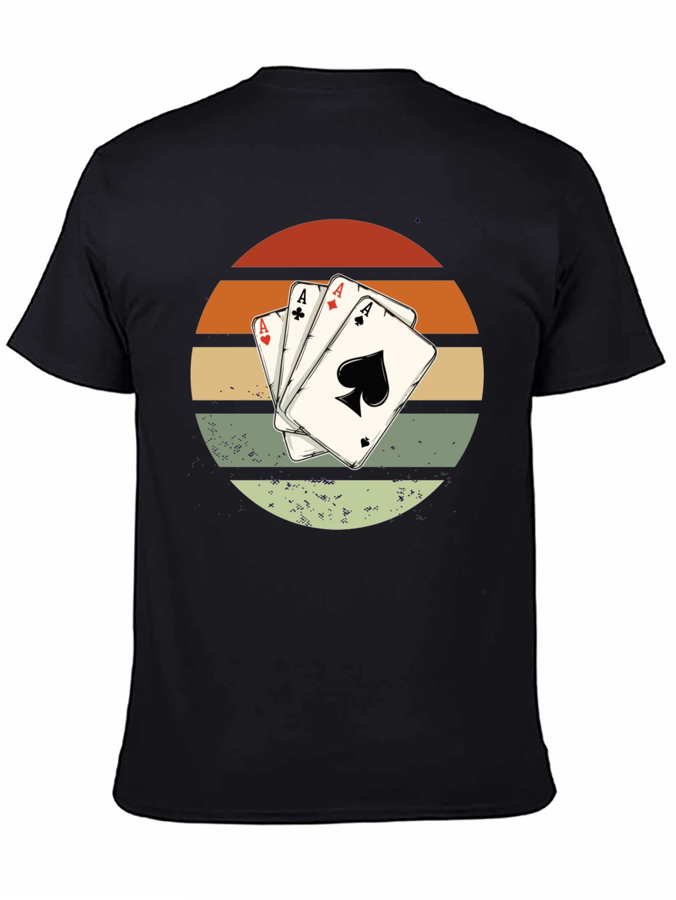 Ace Cards Sunset Graphic T-Shirt