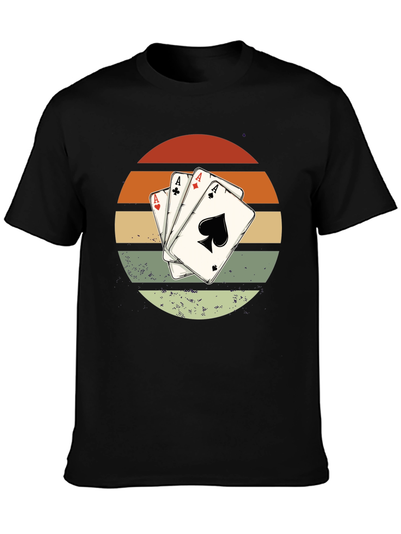 Ace Cards Sunset Graphic T-Shirt