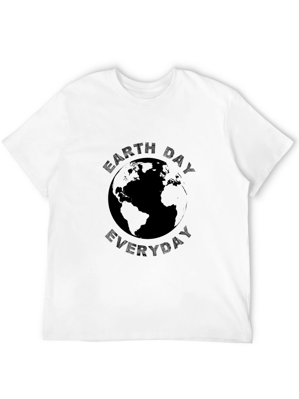 Earth Day Everyday Black Graphic Tee