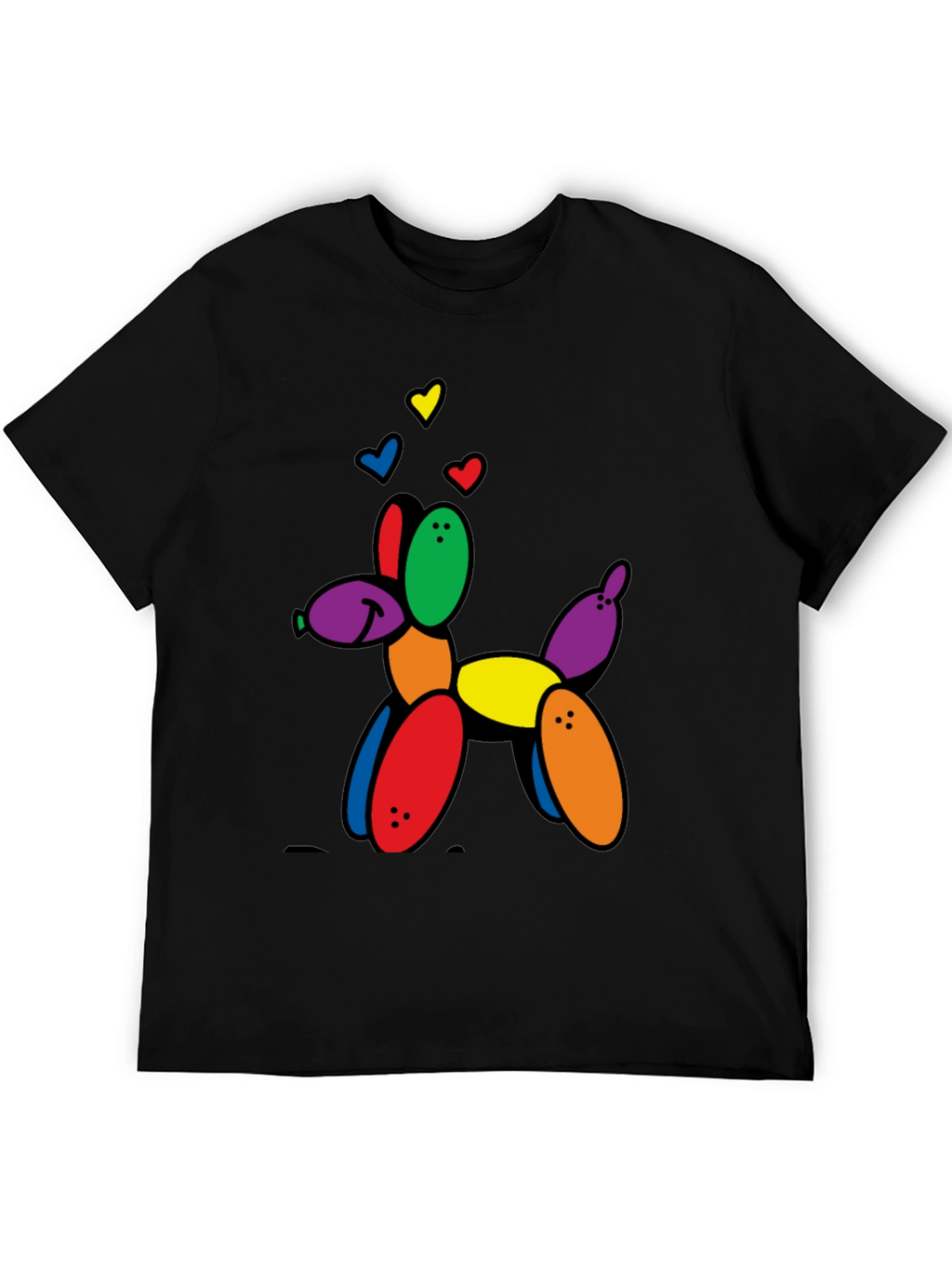 Balloon Dog Graphic Tee - Novelty Print T-Shirt