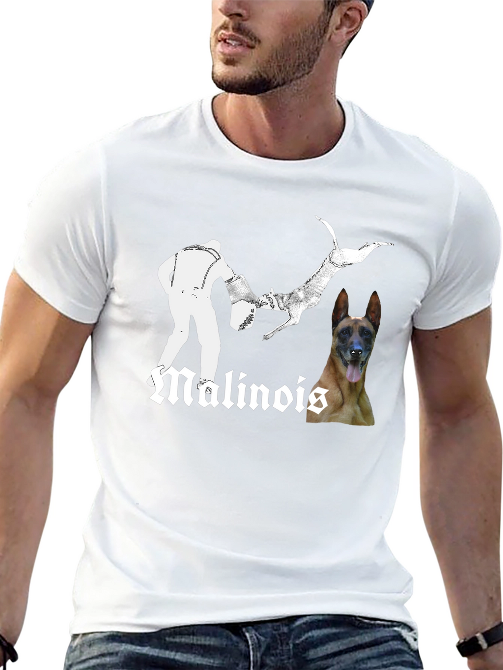 Malinois Dog T-Shirt: Protection Dog Training Tee
