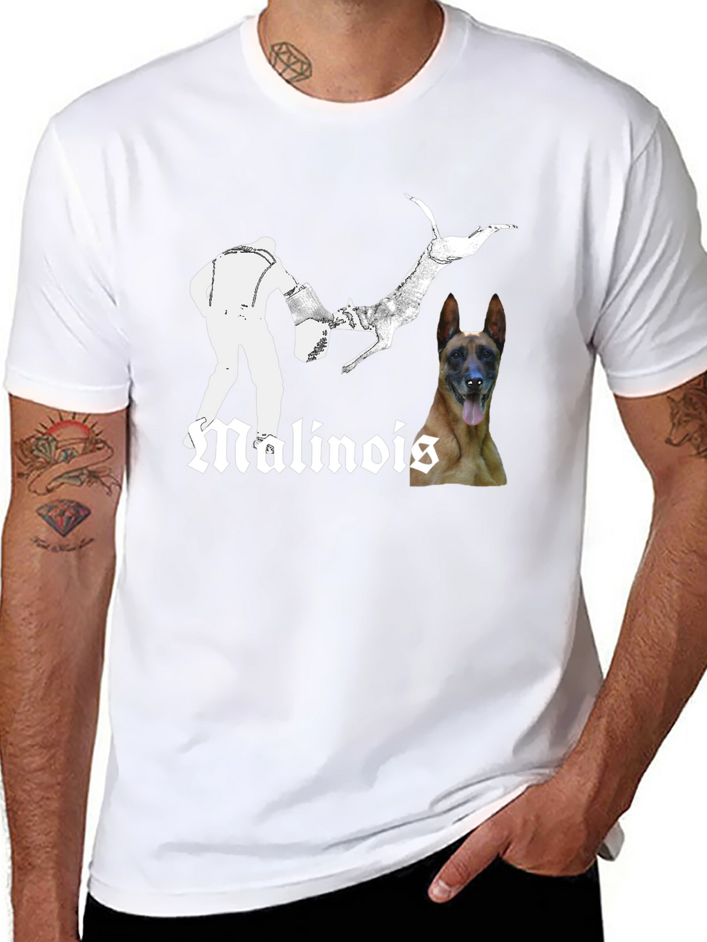 Malinois Dog T-Shirt: Protection Dog Training Tee