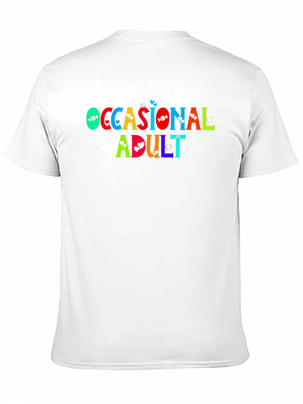 Occasional Adult Graphic T-Shirt - Black Casual Tee