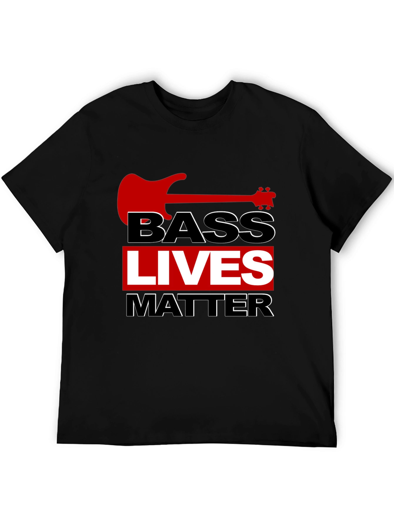Bass Lives Matter Graphic Tee - Music Lovers T-Shirt