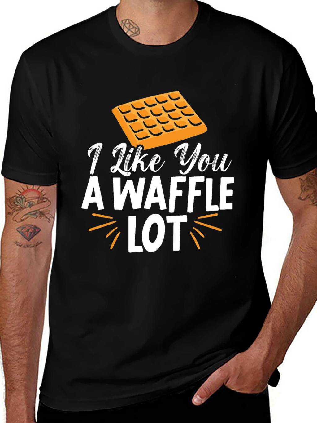 I Like You A Waffle Lot Novelty T-Shirt