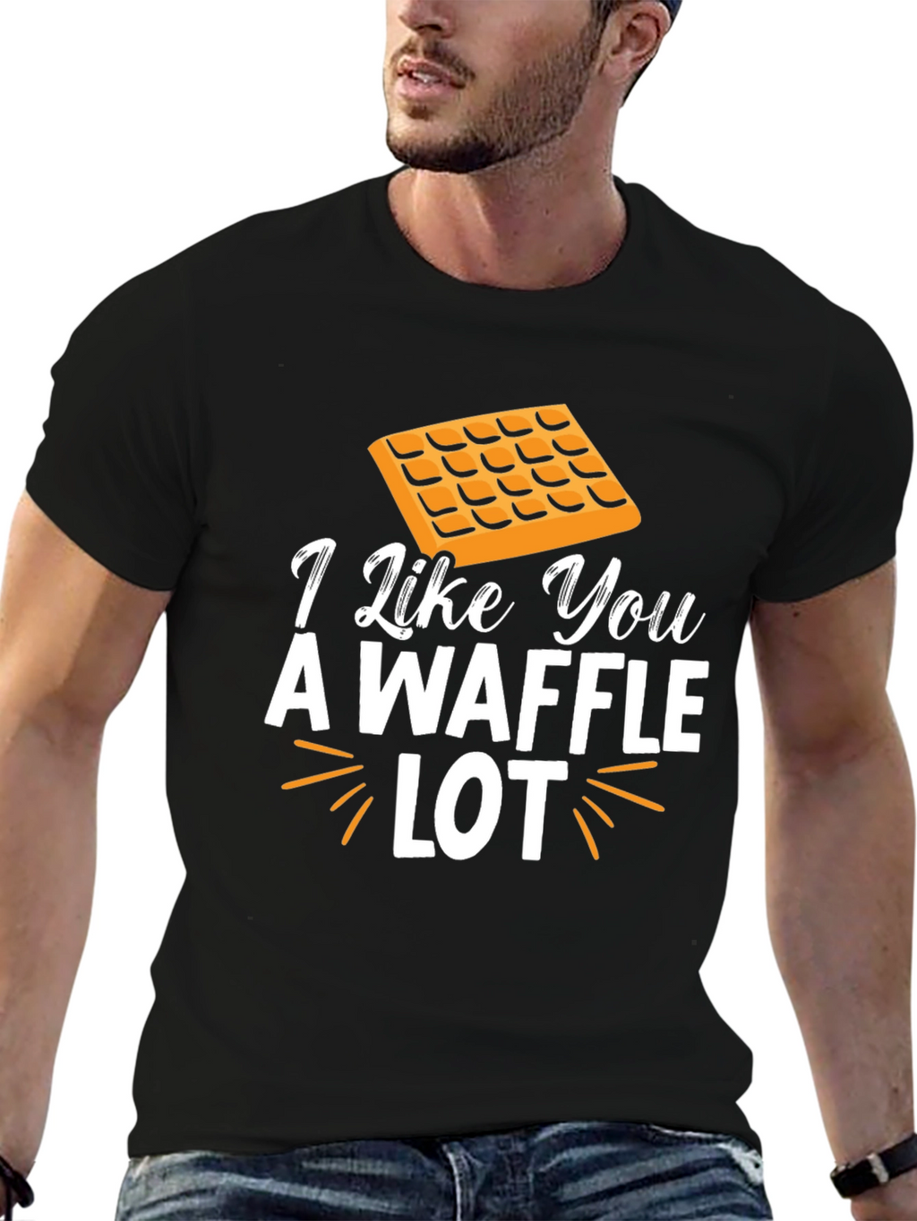 I Like You A Waffle Lot Novelty T-Shirt