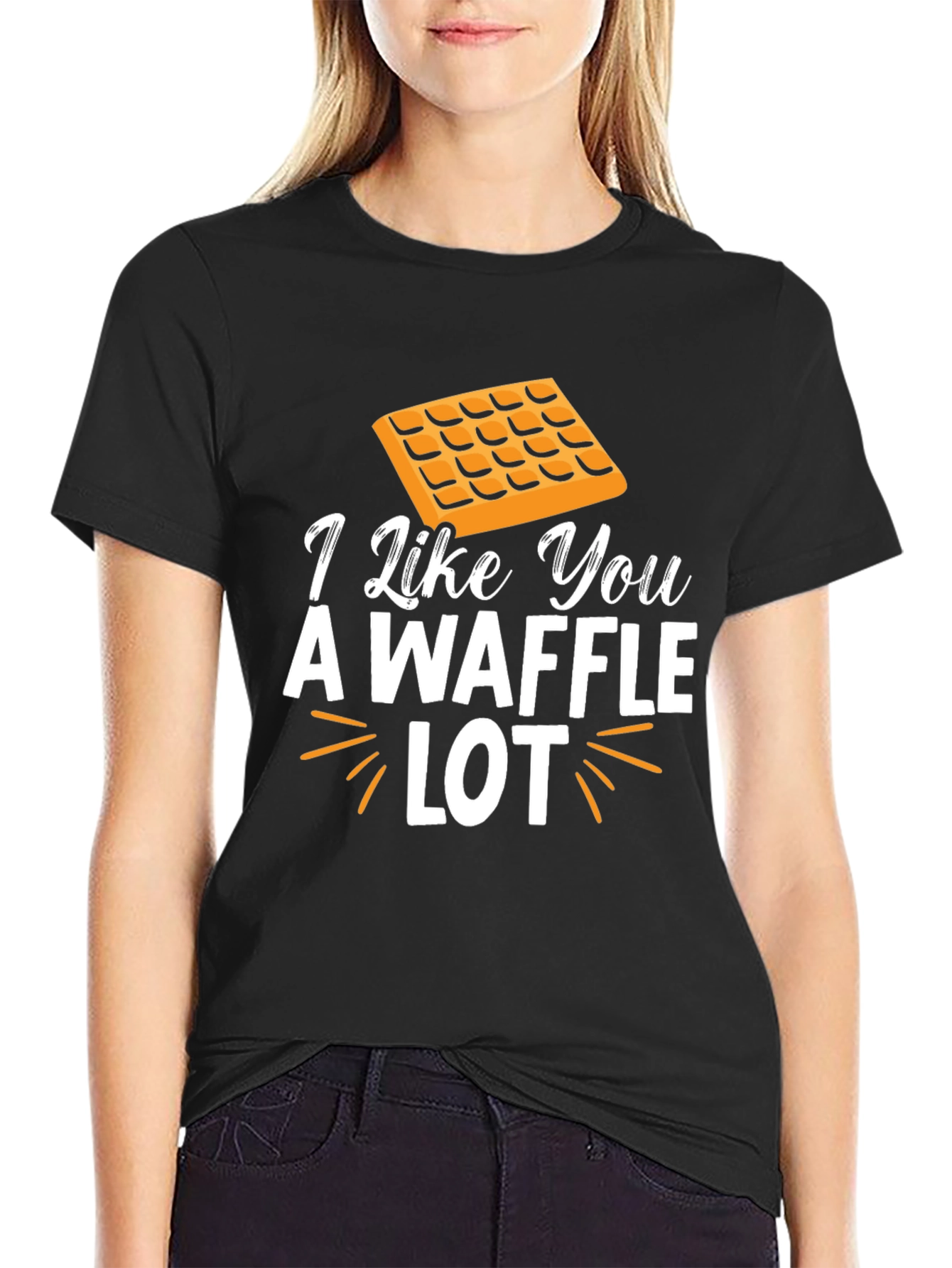 I Like You A Waffle Lot Novelty T-Shirt