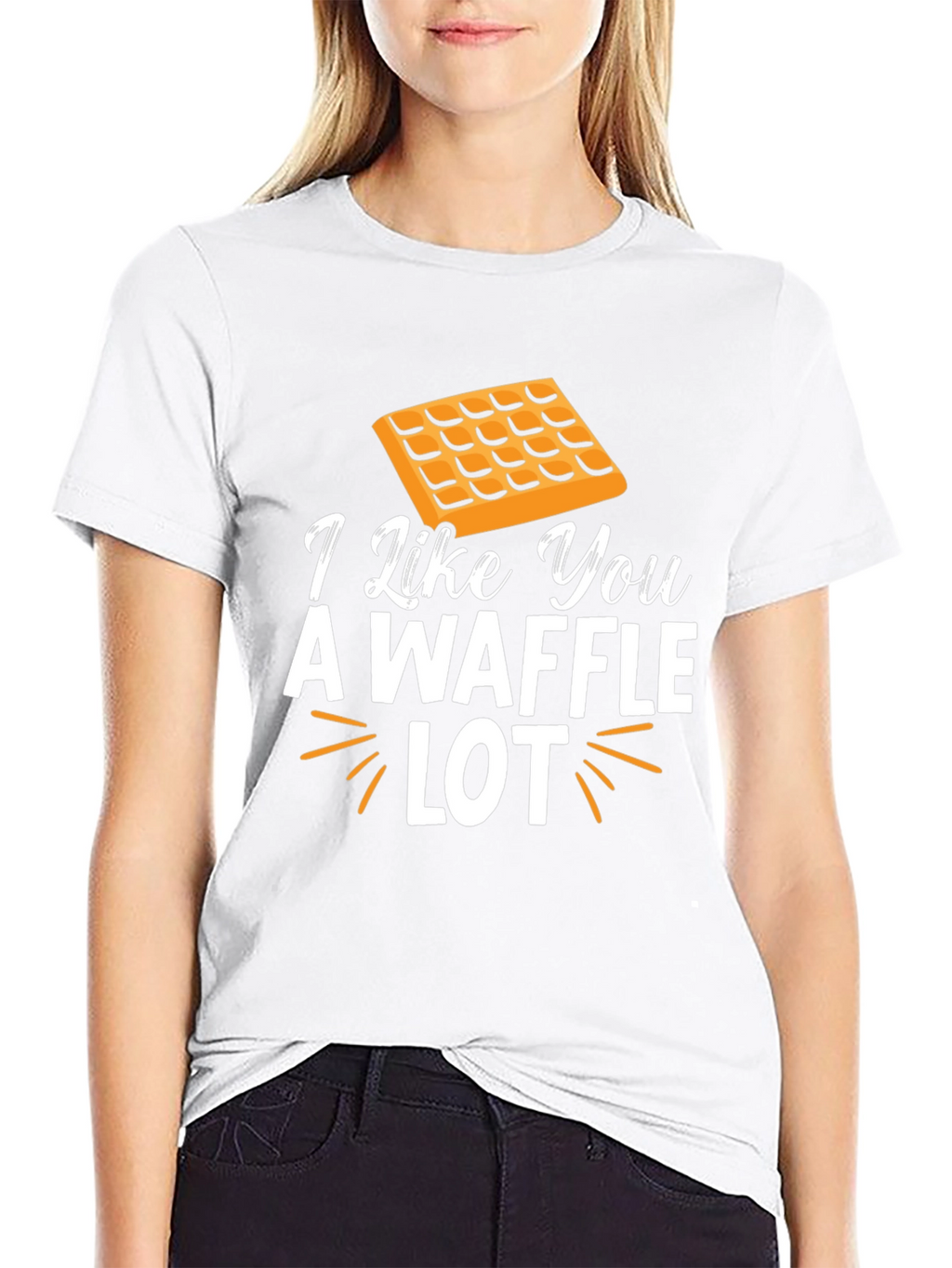 I Like You A Waffle Lot Novelty T-Shirt