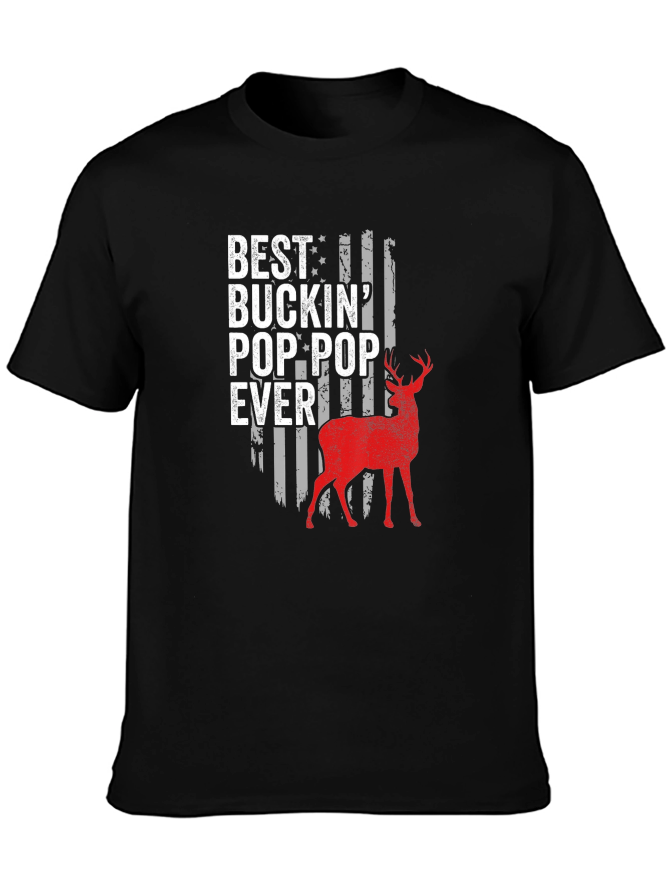 Best Buckin Pop-Pop Ever Deer Hunting T-Shirt