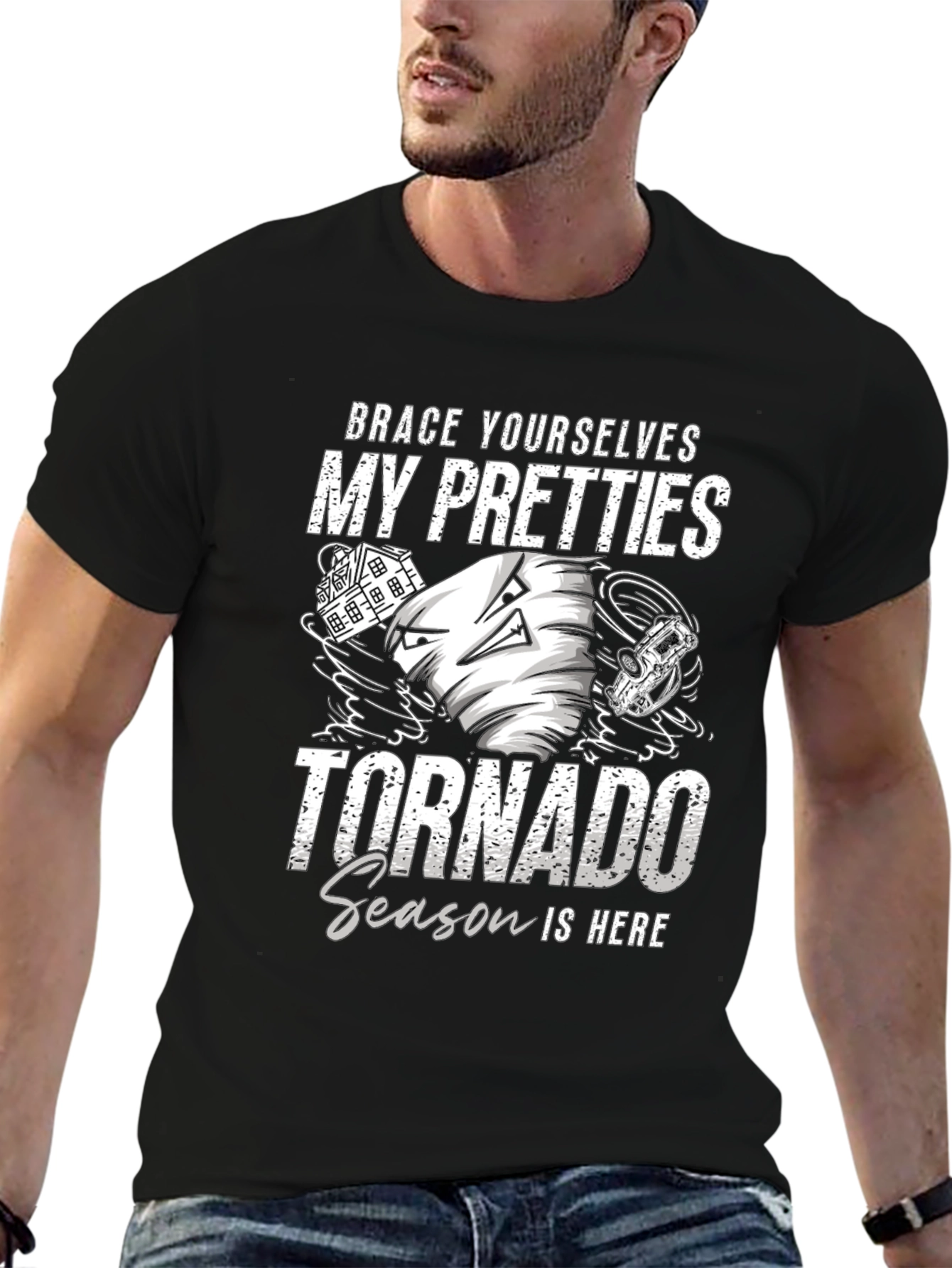 Brace Yourselves Tornado Season Novelty T-Shirt