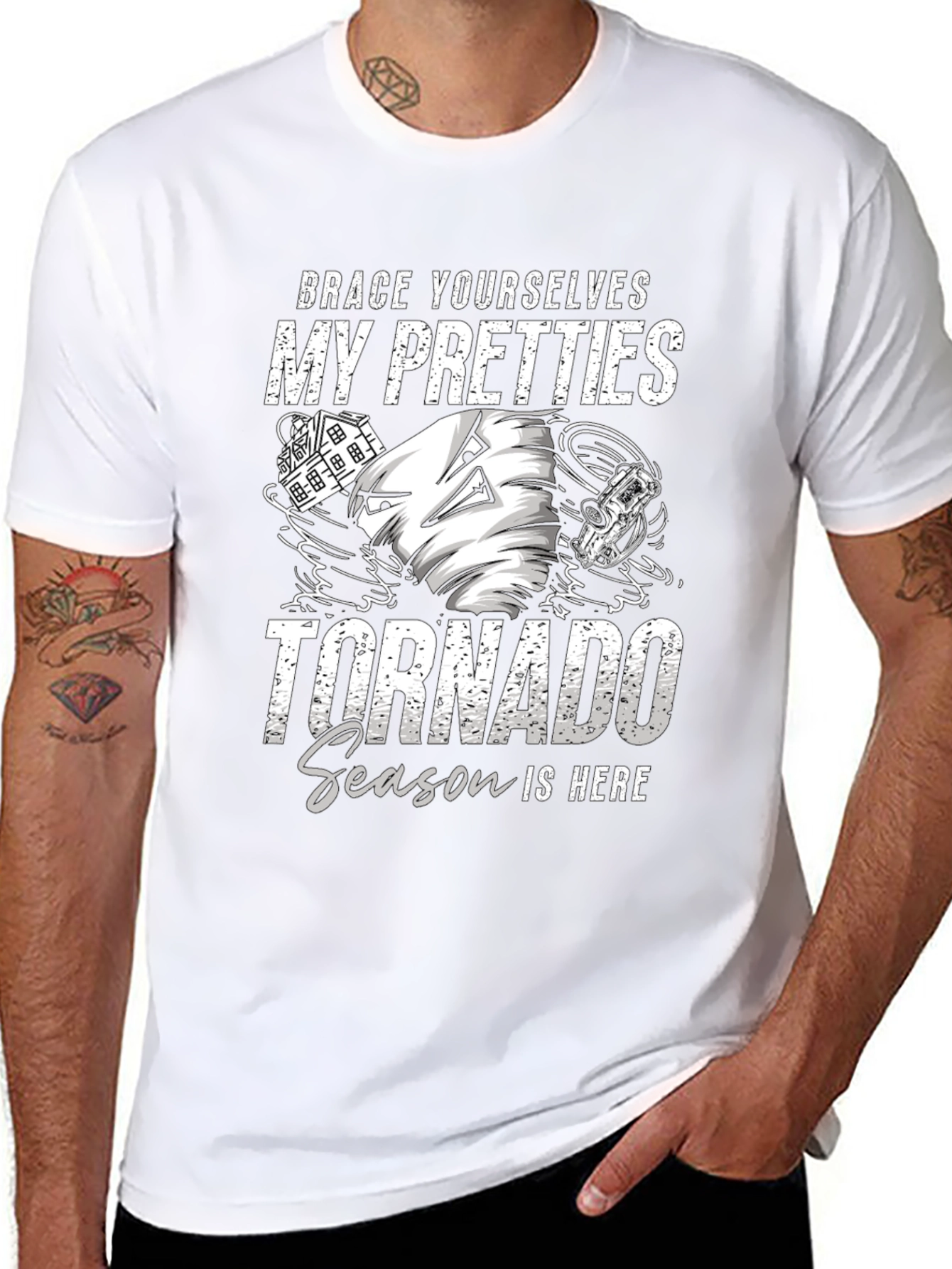 Brace Yourselves Tornado Season Novelty T-Shirt