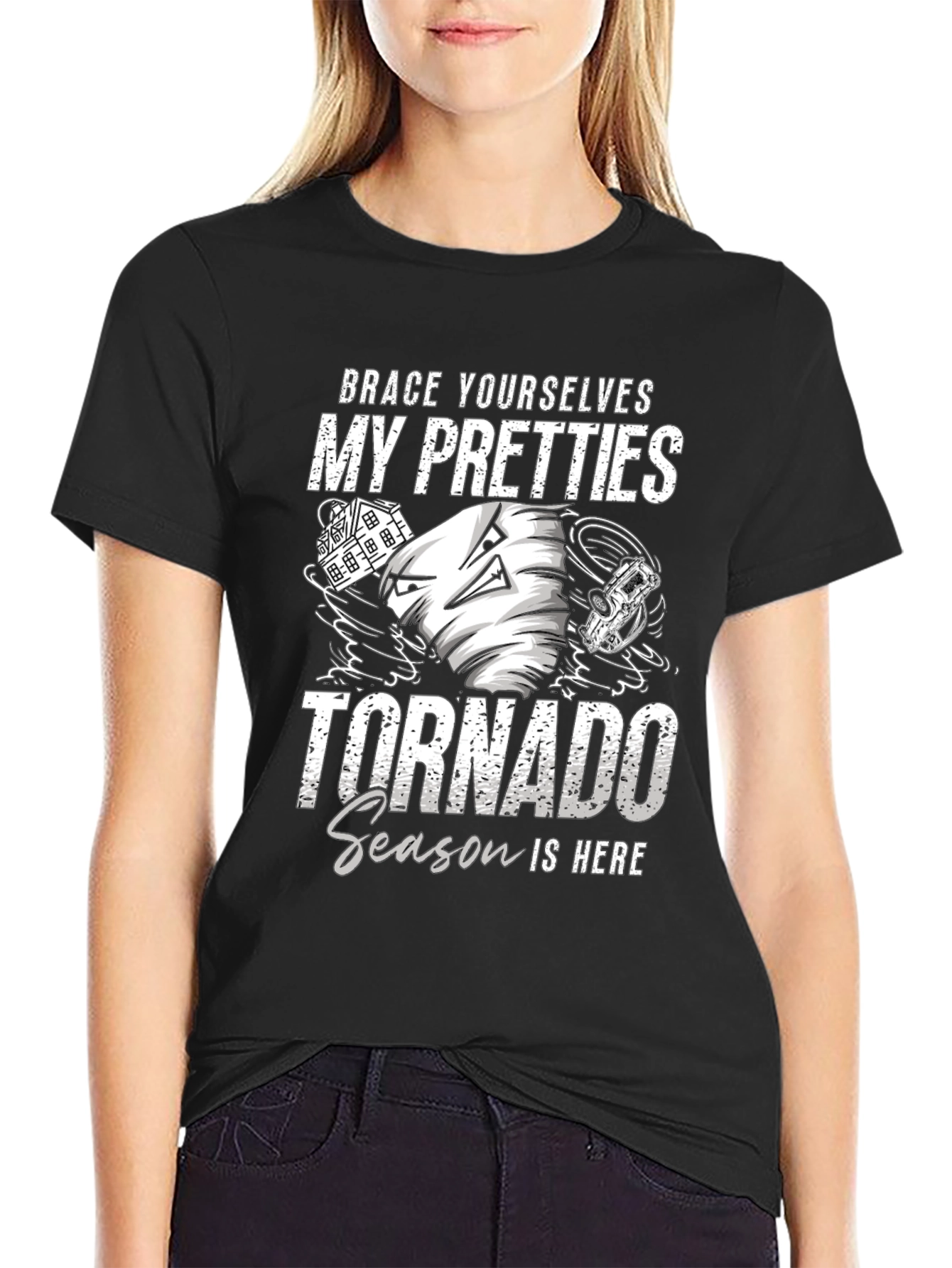 Brace Yourselves Tornado Season Novelty T-Shirt