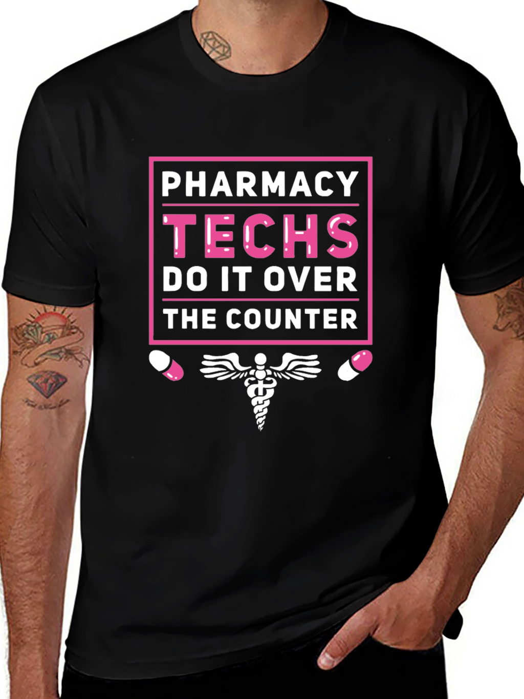 Pharmacy Techs T-Shirt - Do It Over The Counter