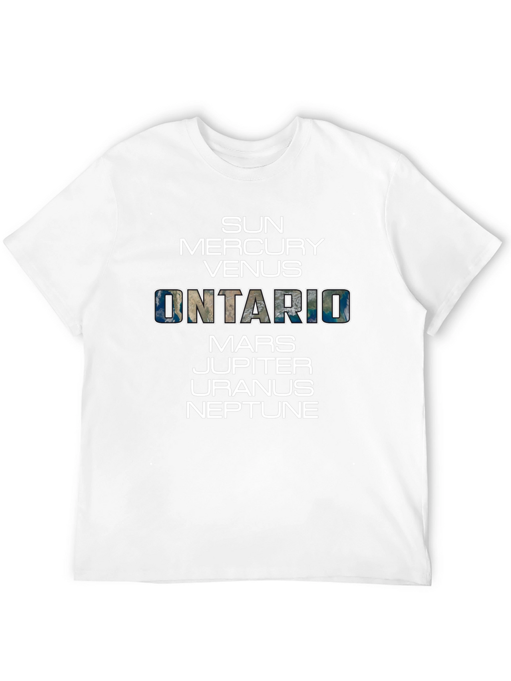 Ontario T-Shirt Planetary Theme