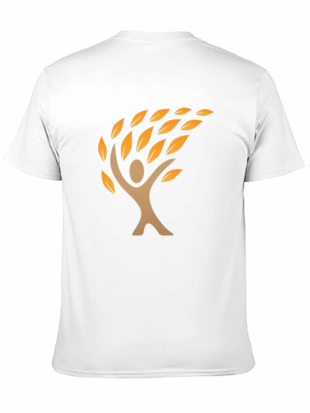 Nature Tree Graphic Mens Black T-Shirt