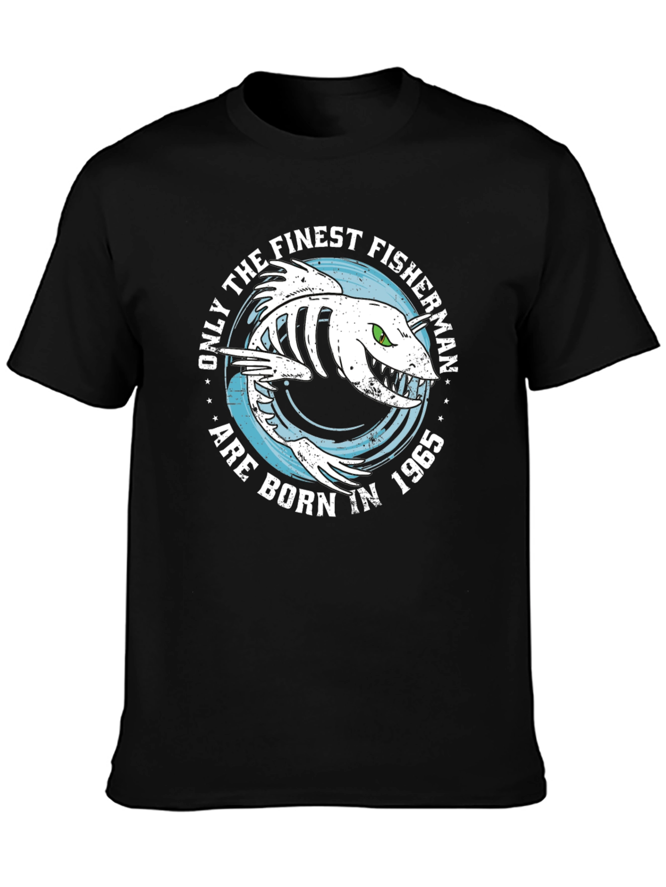 Finest Fisherman Born in 1965 T-Shirt