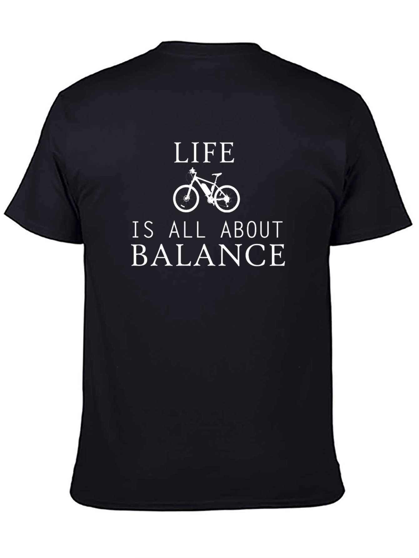 Life Balance Bicycle Graphic T-Shirt