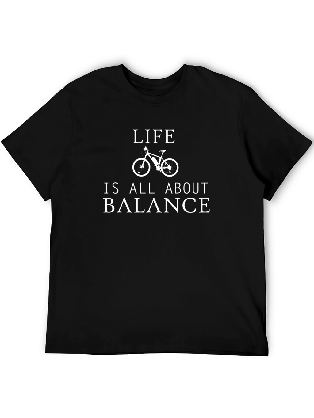 Life Balance Bicycle Graphic T-Shirt