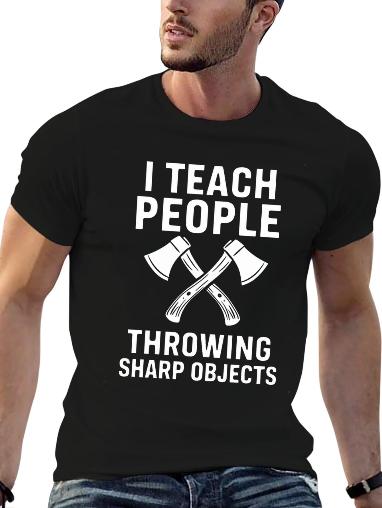 I Teach People Throwing Sharp Objects T-Shirt