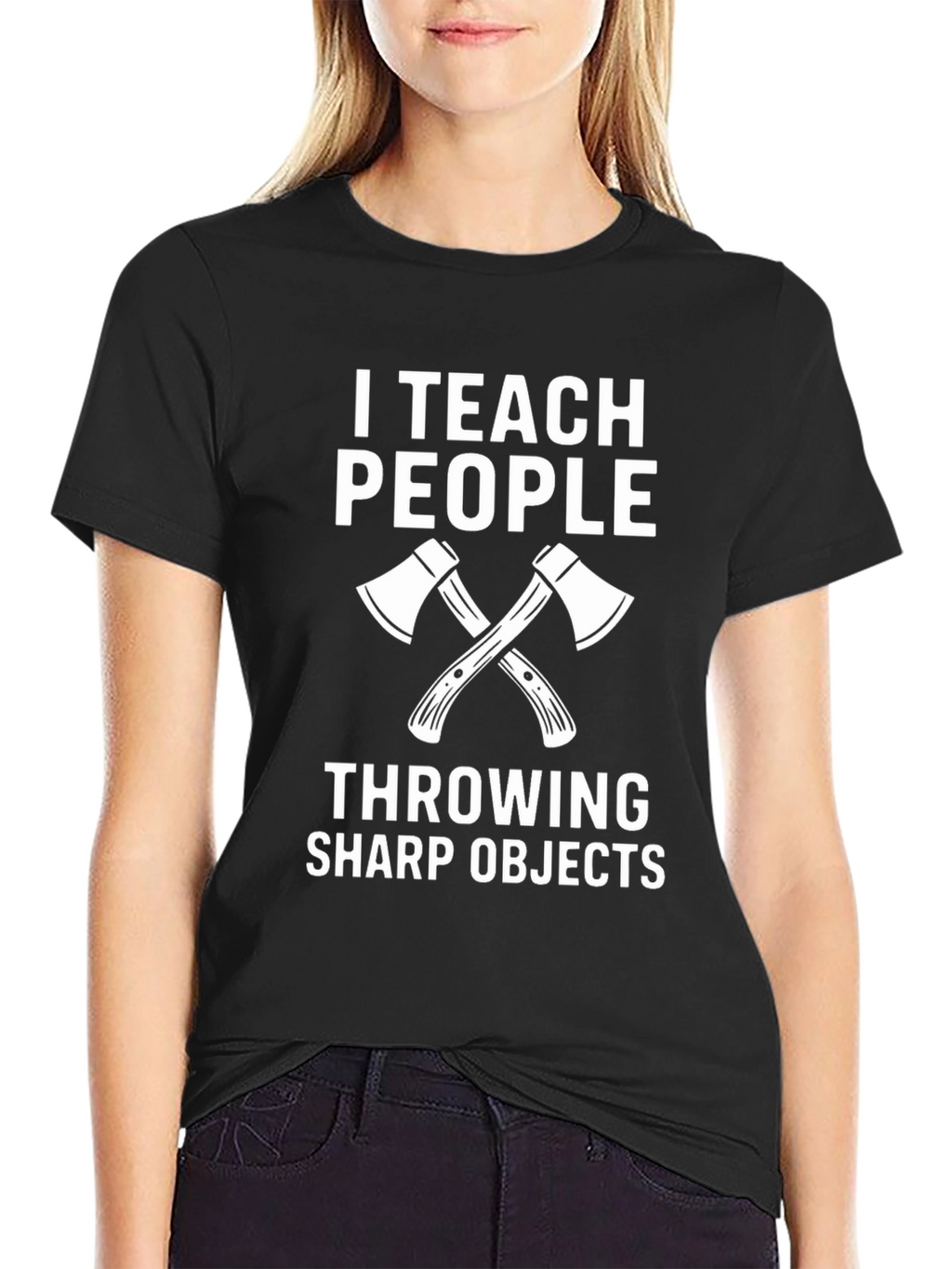 I Teach People Throwing Sharp Objects T-Shirt