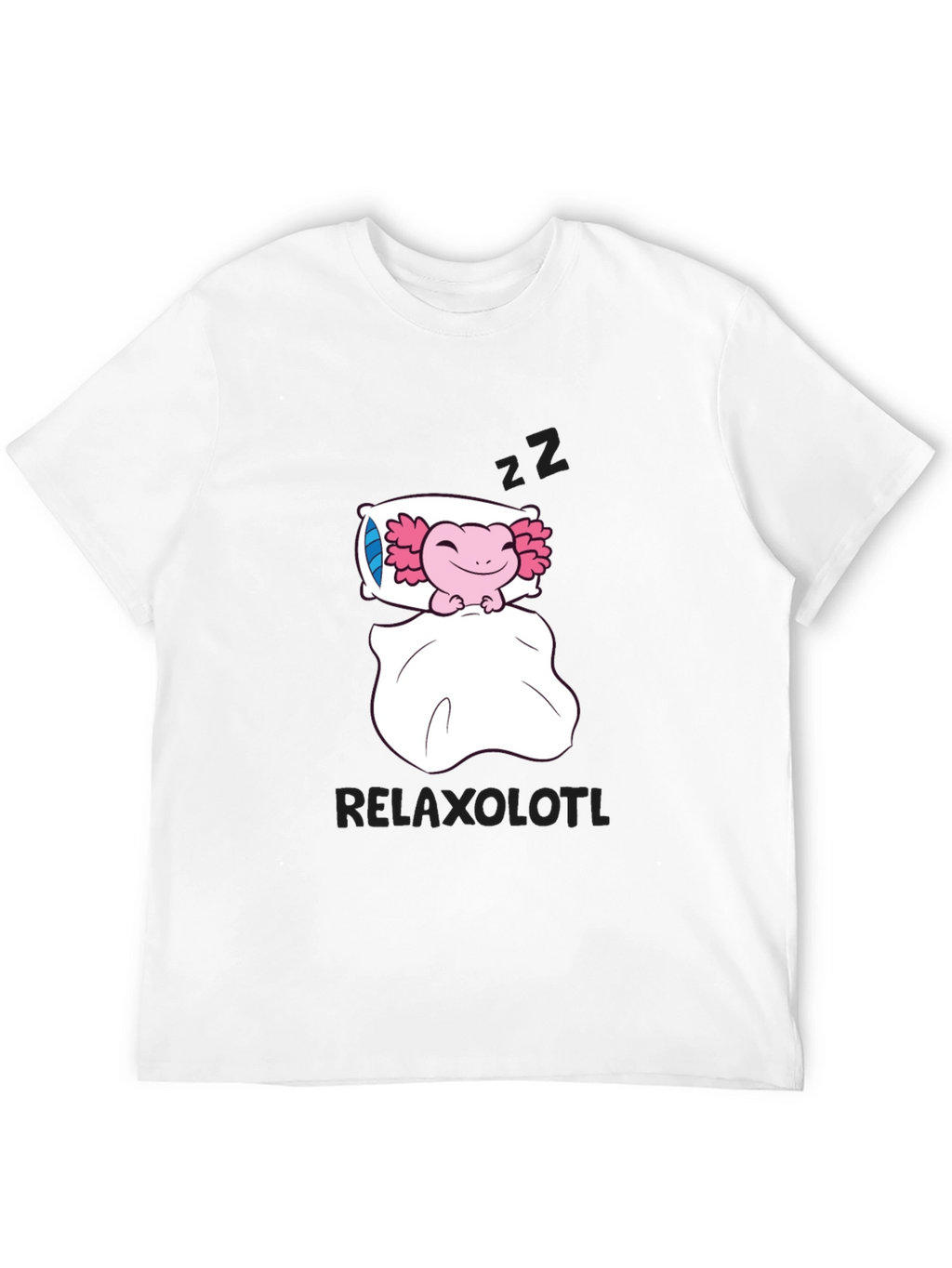 Relaxolotl T-Shirt: Sleepy Axolotl Design