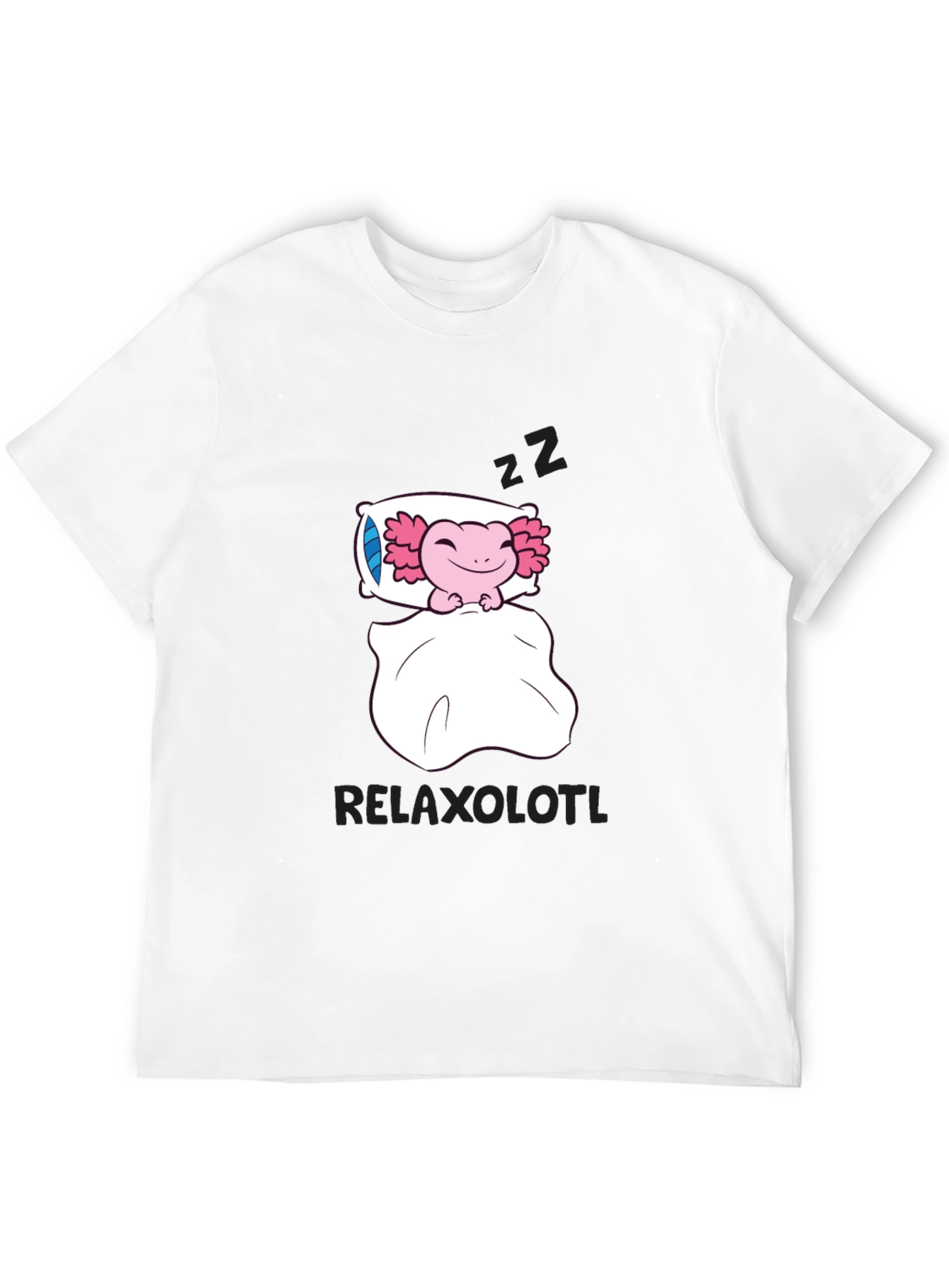Relaxolotl T-Shirt: Sleepy Axolotl Design