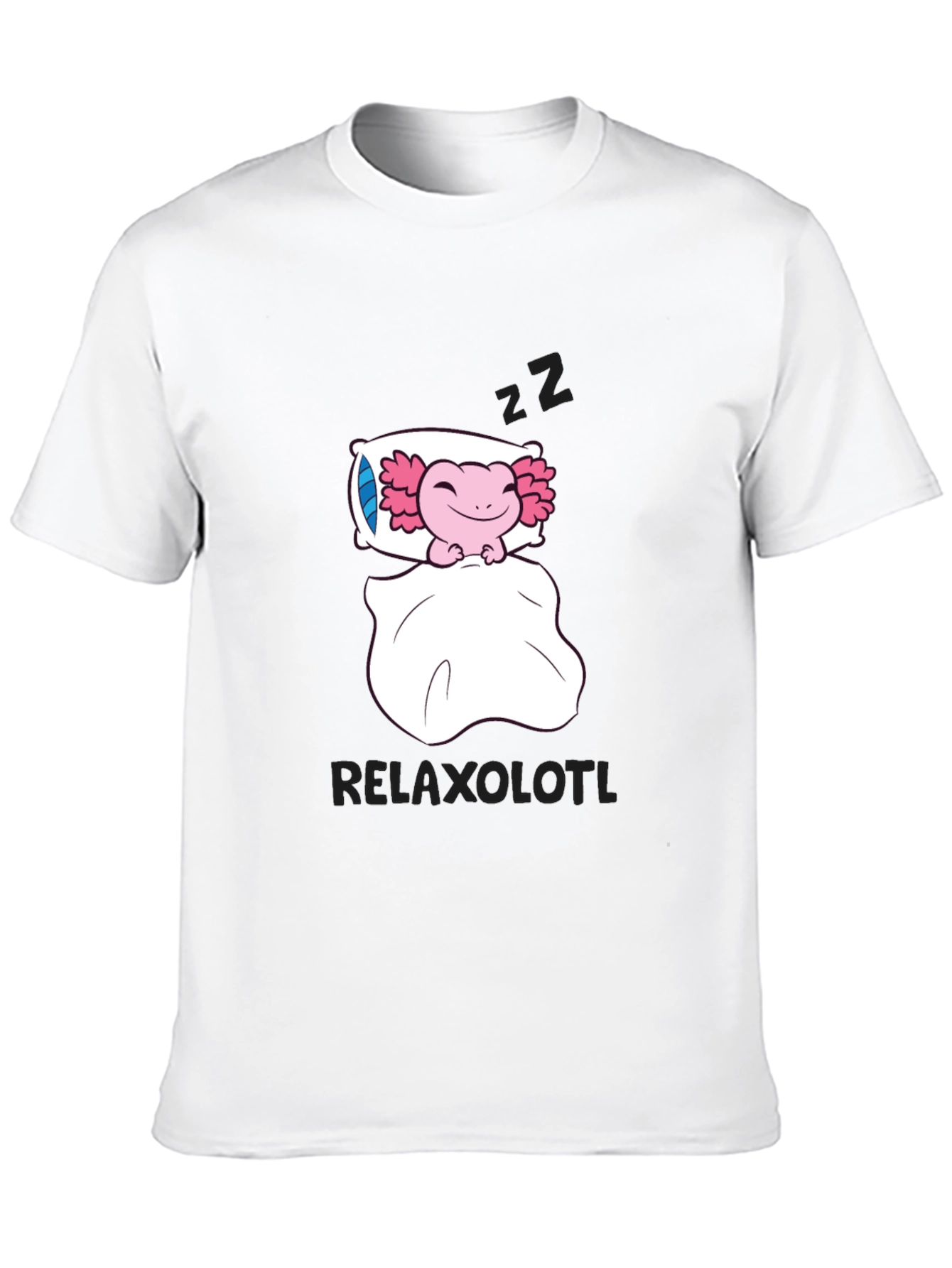 Relaxolotl T-Shirt: Sleepy Axolotl Design